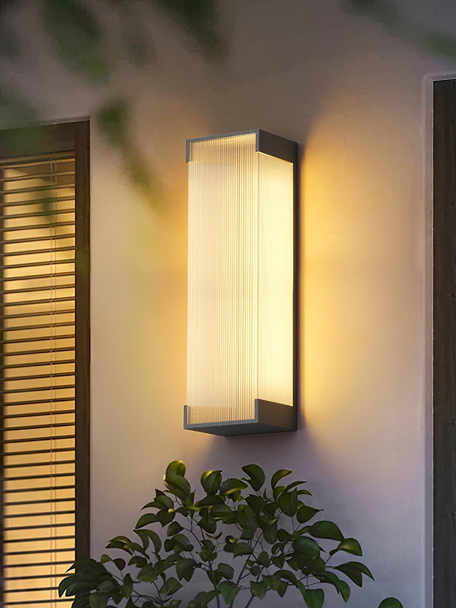 Ivela Unique Rectangular Solar Outdoor Wall Light - Letslighting