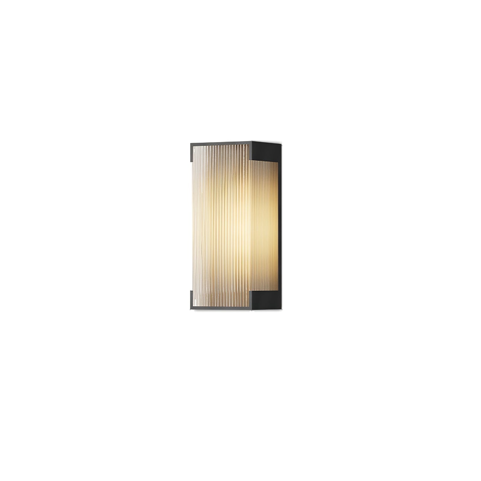 Ivela Unique Rectangular Solar Outdoor Wall Light - Letslighting