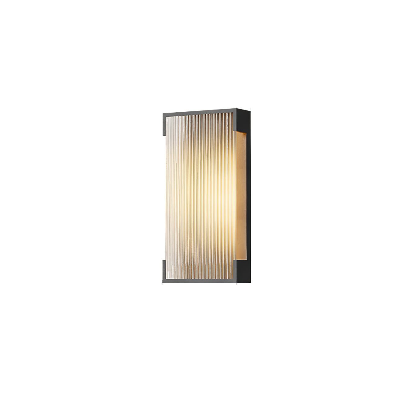 Ivela Unique Rectangular Solar Outdoor Wall Light - Letslighting