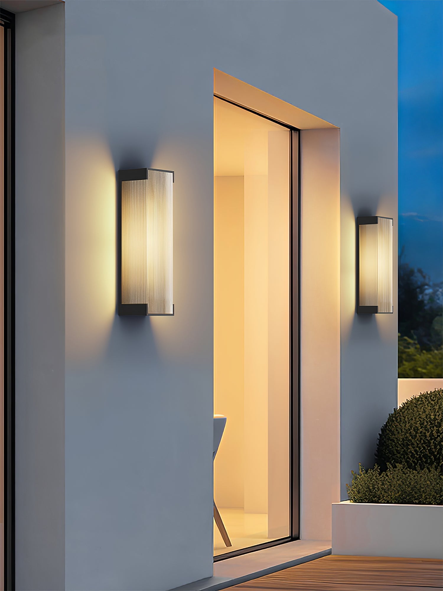 Ivela Unique Rectangular Solar Outdoor Wall Light - Letslighting