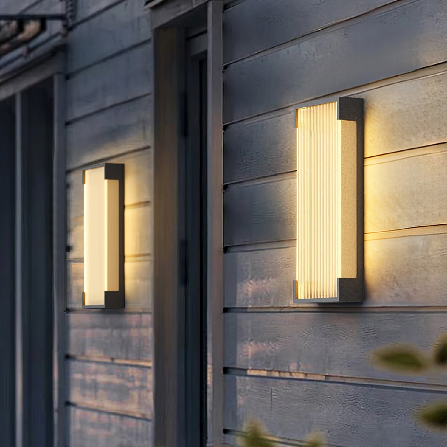 Ivela Unique Rectangular Solar Outdoor Wall Light - Letslighting