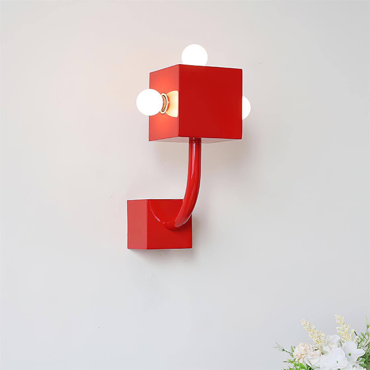 AvantCube Red Wall Lamp - Letslighting