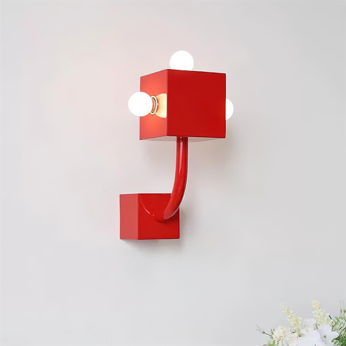 AvantCube Red Wall Lamp - Letslighting