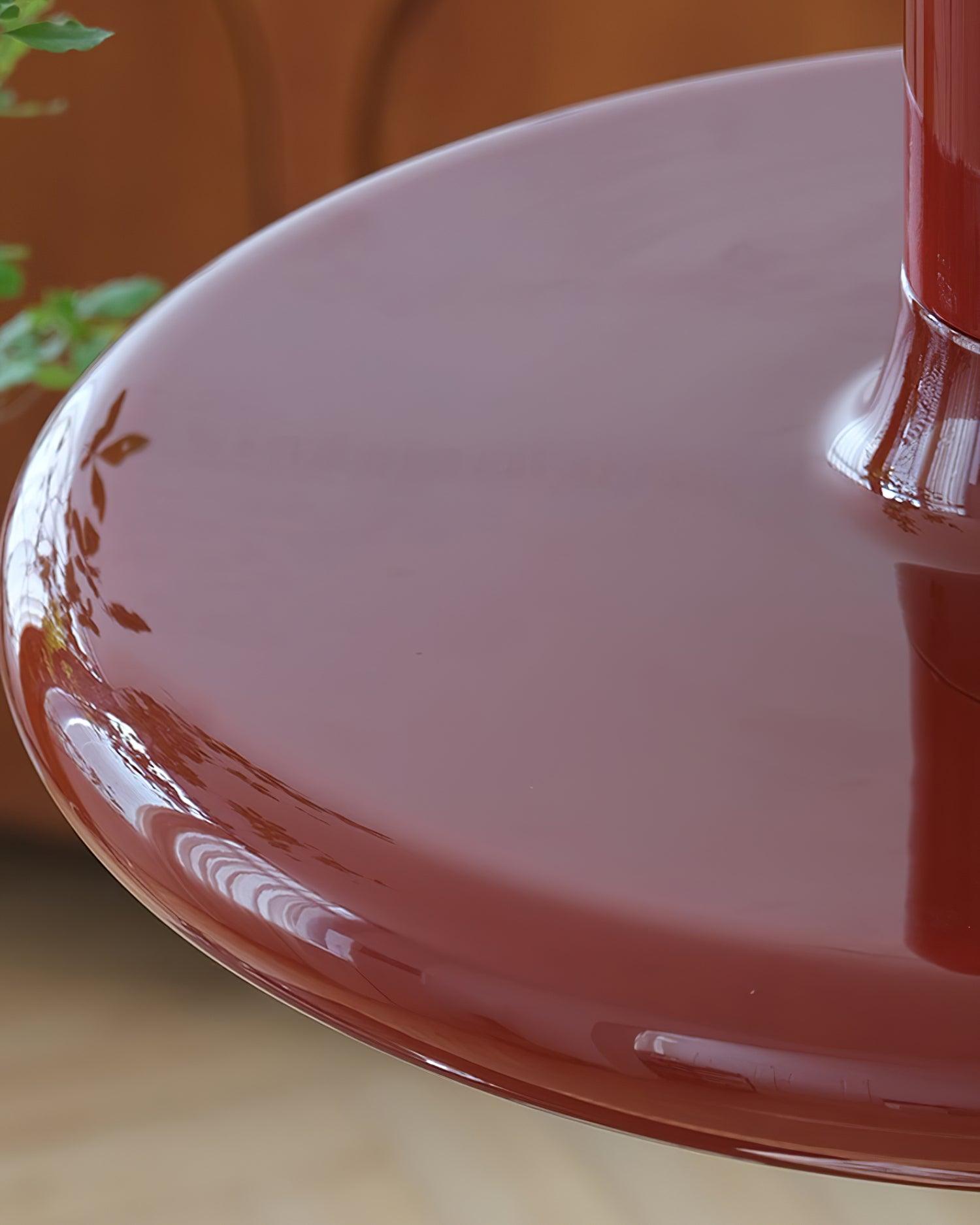 Pendant Lamp Aluminum Frisbee Red Industrial - Letslighting