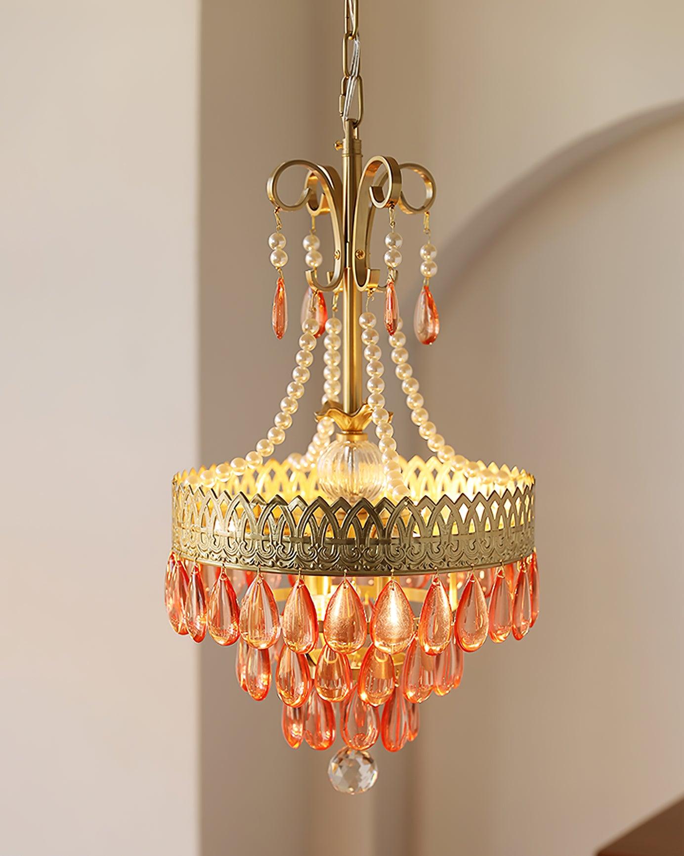Virello Red Ruby Chandelier - Letslighting