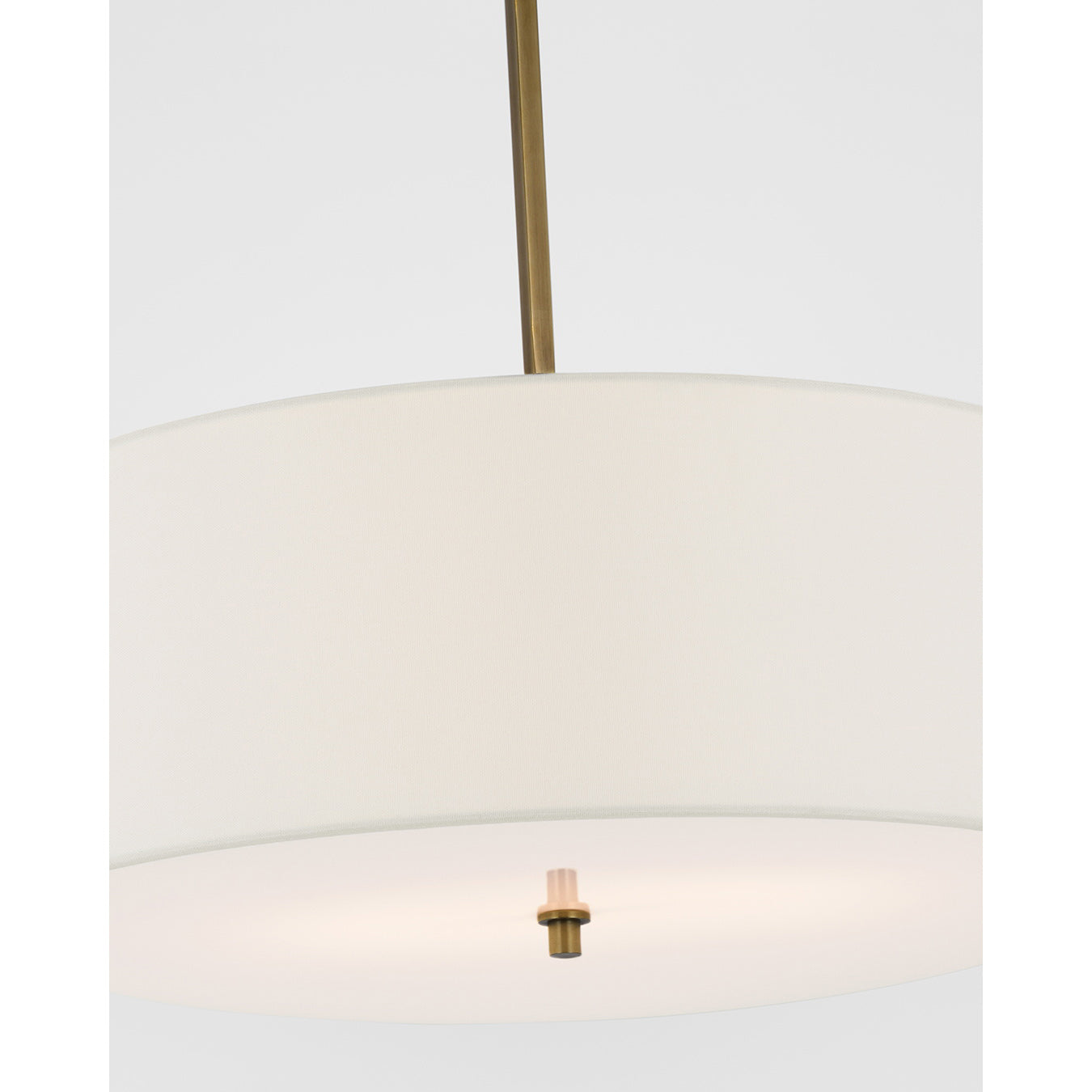 Olvynis Modern Minimalist Hanging Brass Fabric Pendant Lamp - Letslighting
