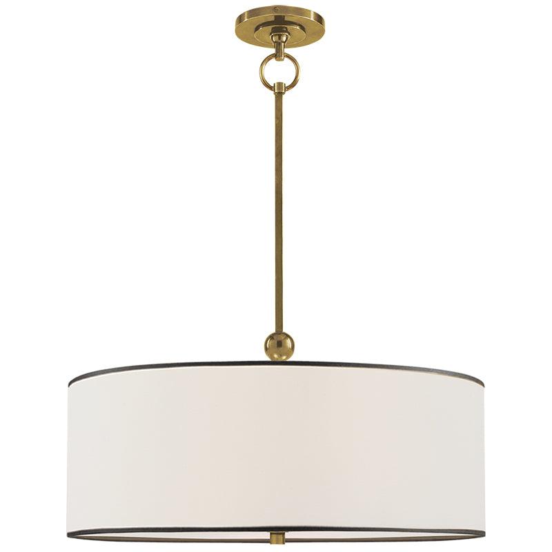 Olvynis Modern Minimalist Hanging Brass Fabric Pendant Lamp - Letslighting