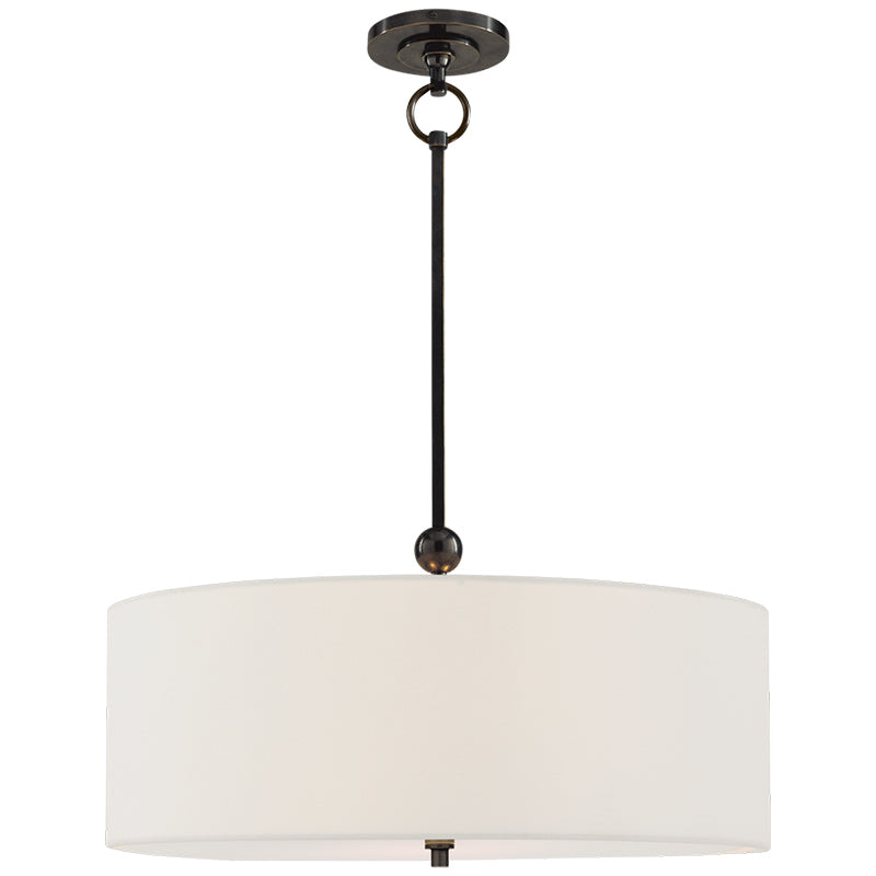 Olvynis Modern Minimalist Hanging Brass Fabric Pendant Lamp - Letslighting