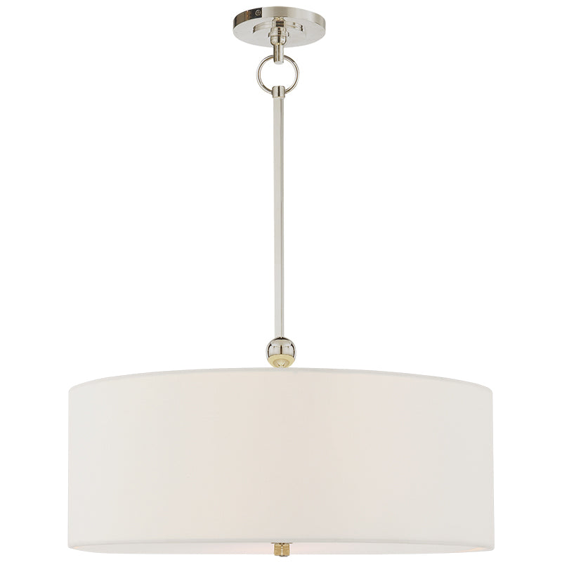 Olvynis Modern Minimalist Hanging Brass Fabric Pendant Lamp - Letslighting