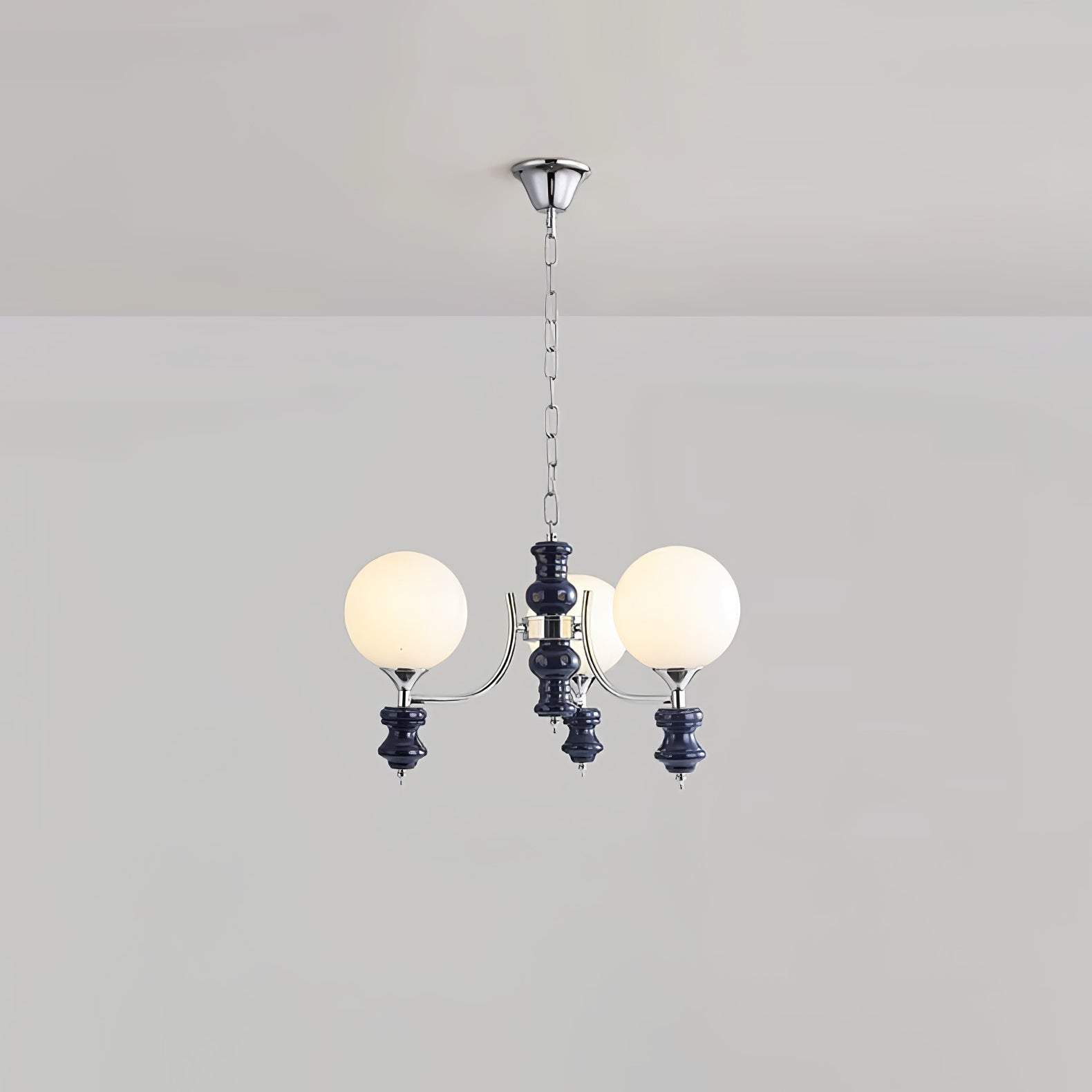 Aurora Chandelier Regal Orb Frosted - Letslighting