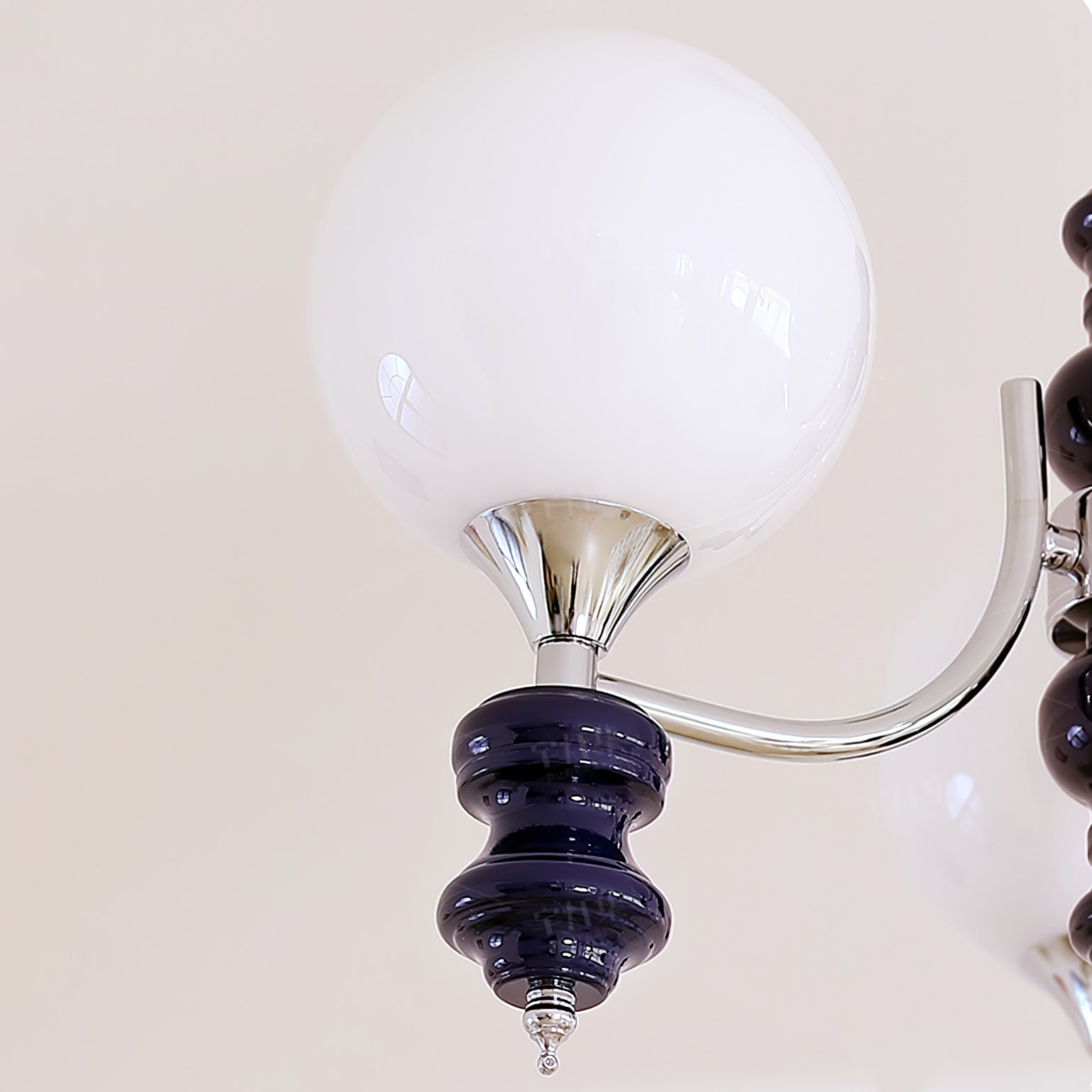 Aurora Chandelier Regal Orb Frosted - Letslighting