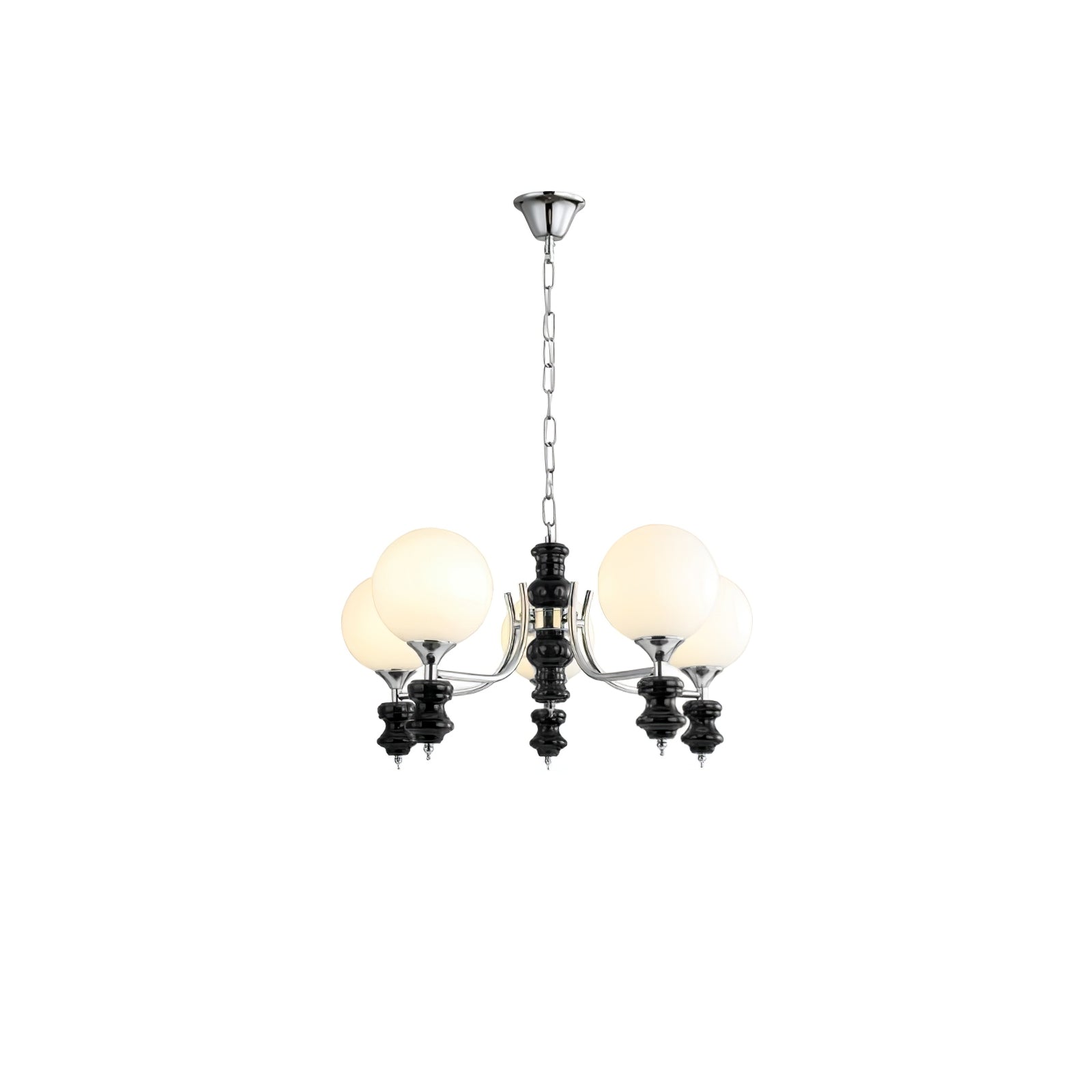 Aurora Chandelier Regal Orb Frosted - Letslighting