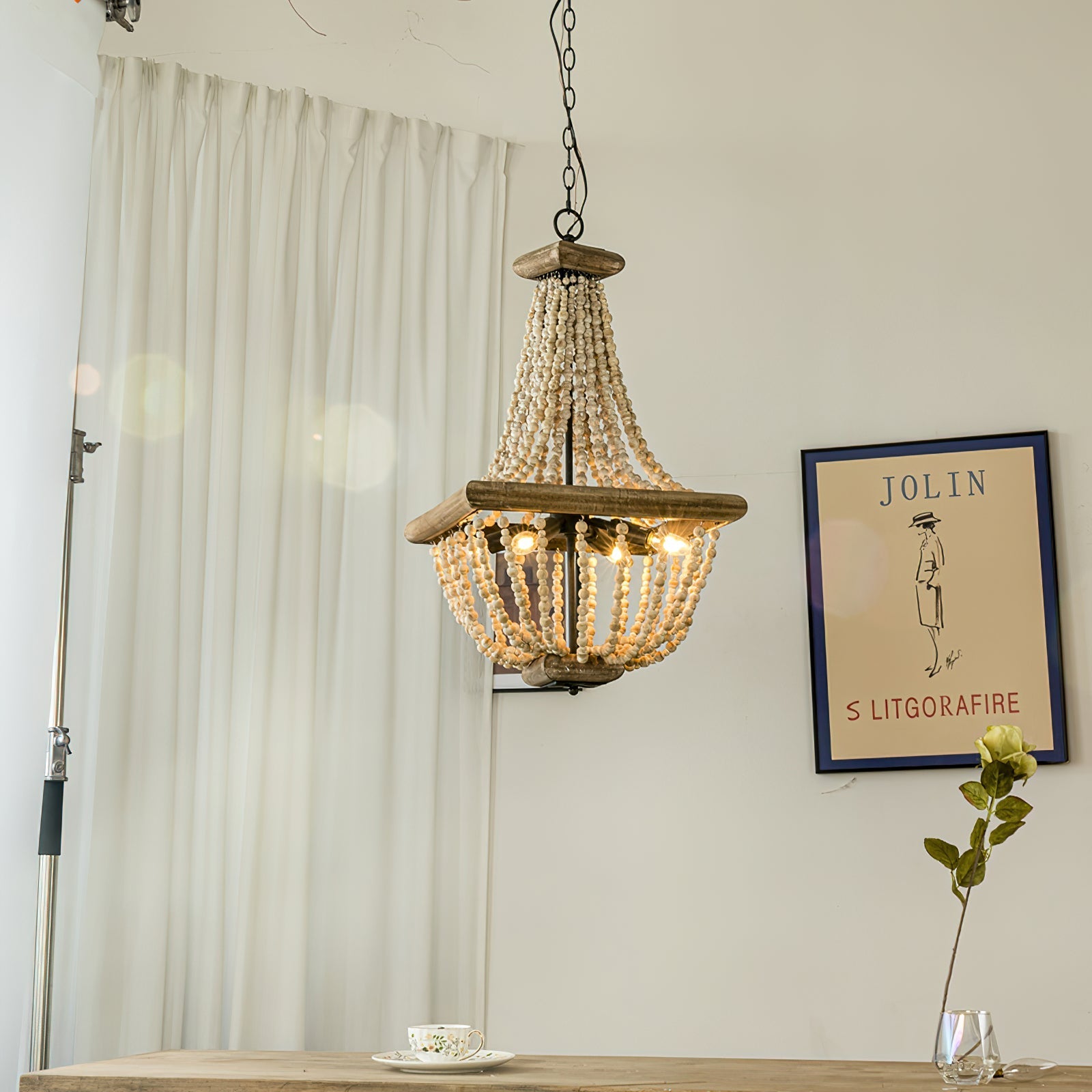 Aursorir Postmodern Luxury Wooden Chandelier - Letslighting