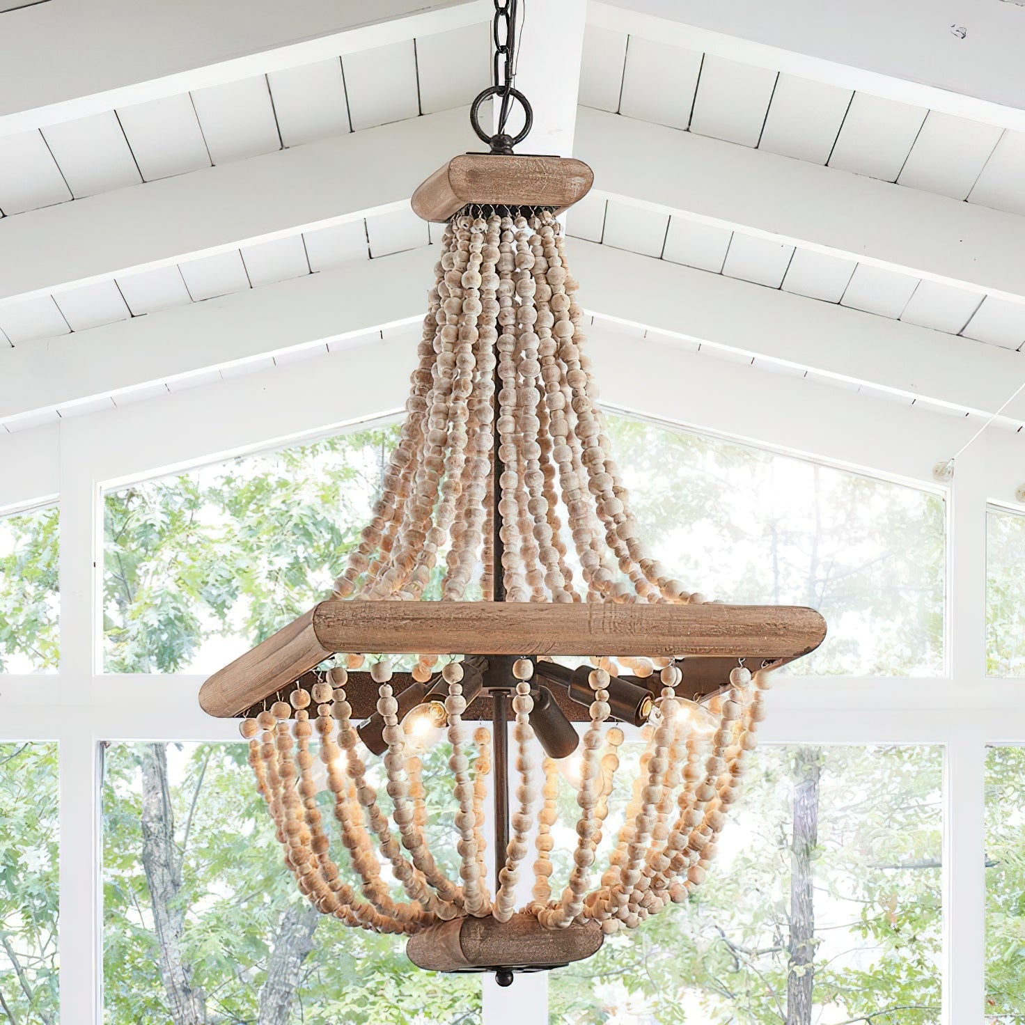 Aursorir Postmodern Luxury Wooden Chandelier - Letslighting