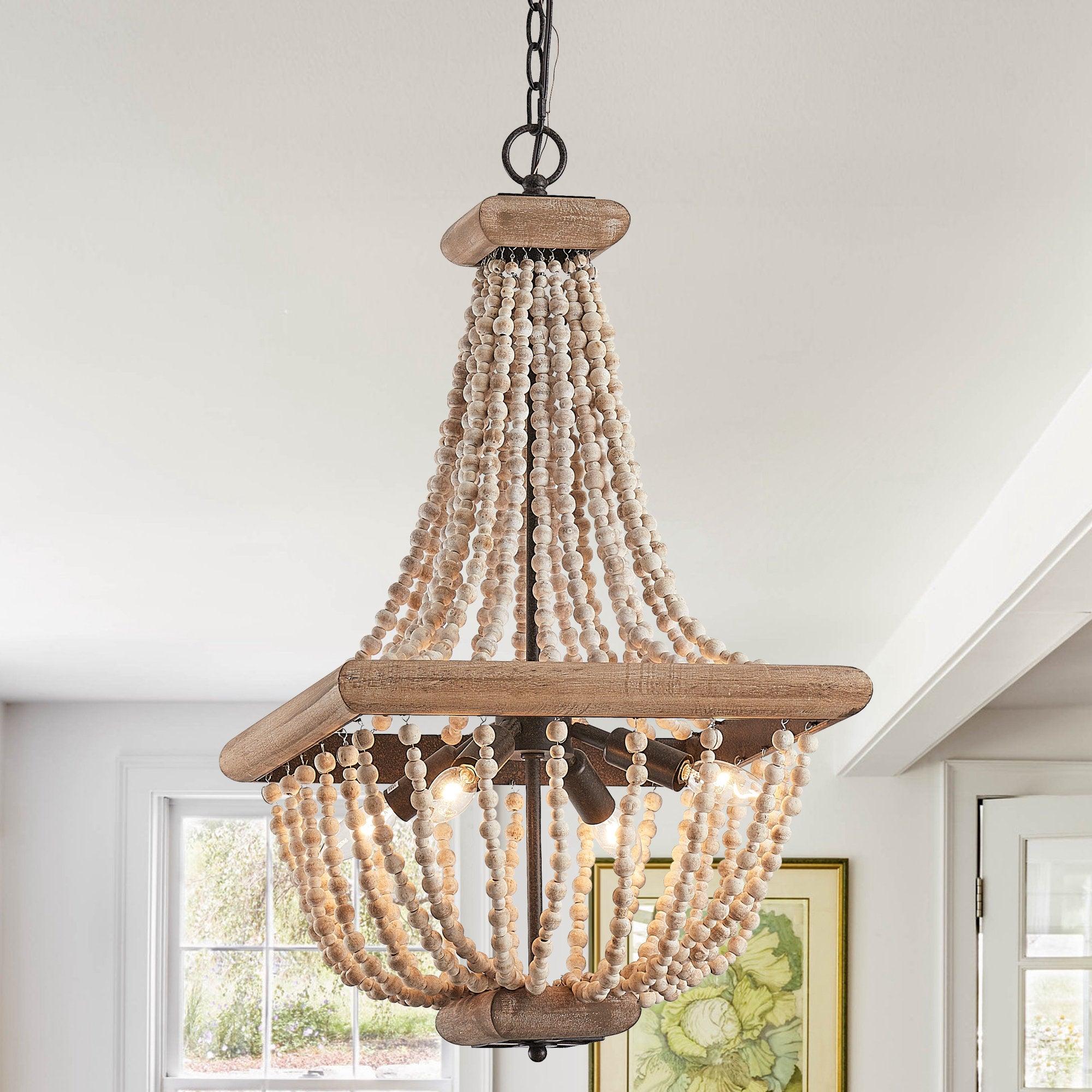 Aursorir Postmodern Luxury Wooden Chandelier - Letslighting