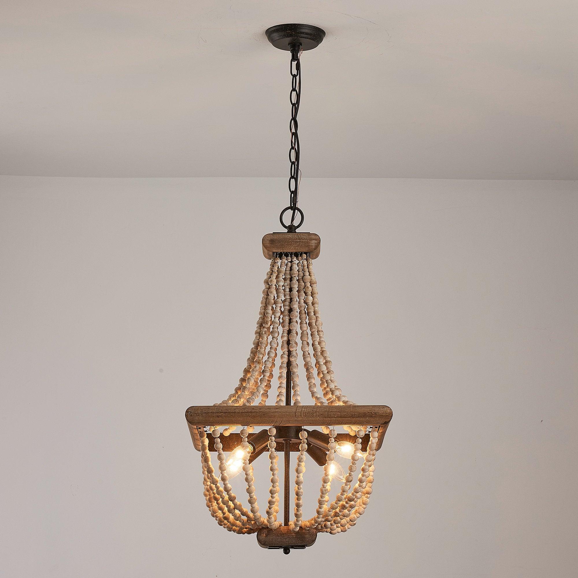 Aursorir Postmodern Luxury Wooden Chandelier - Letslighting