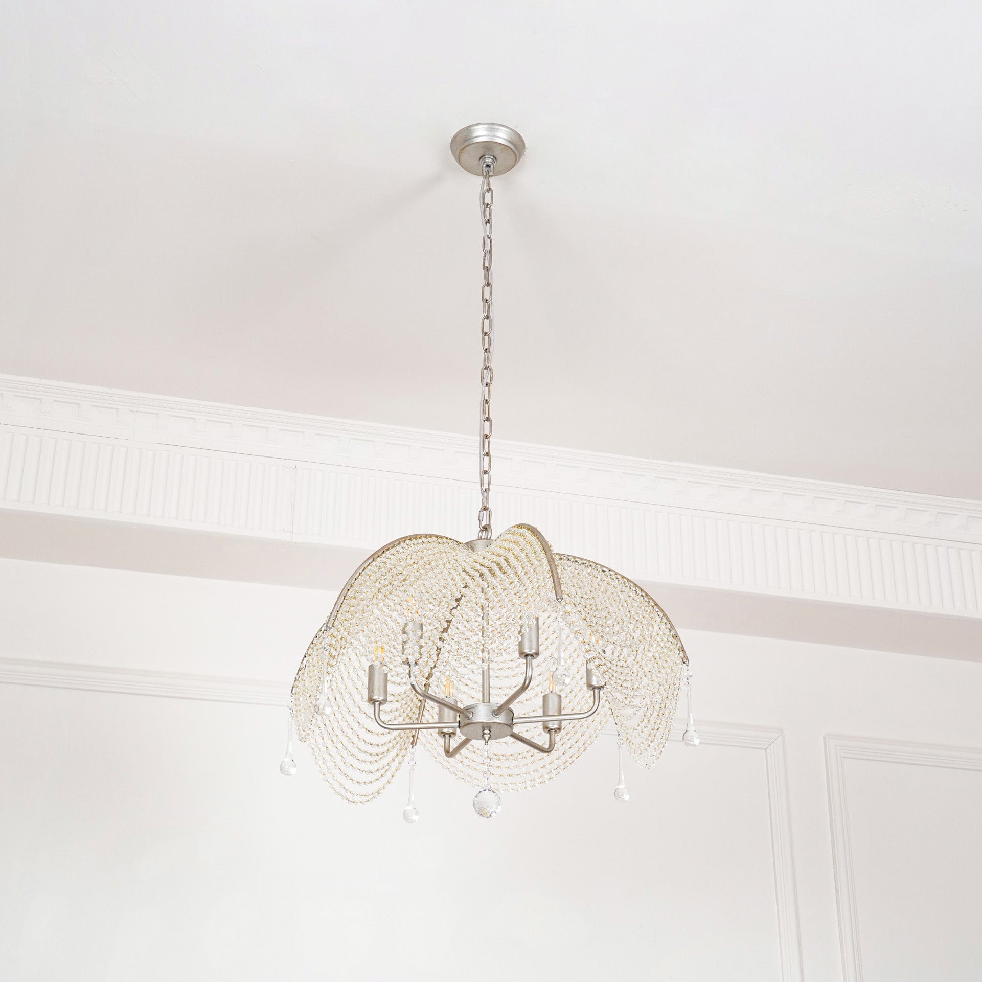 Ulsilus Elegance Style Beads Crystal Chandelier - Letslighting