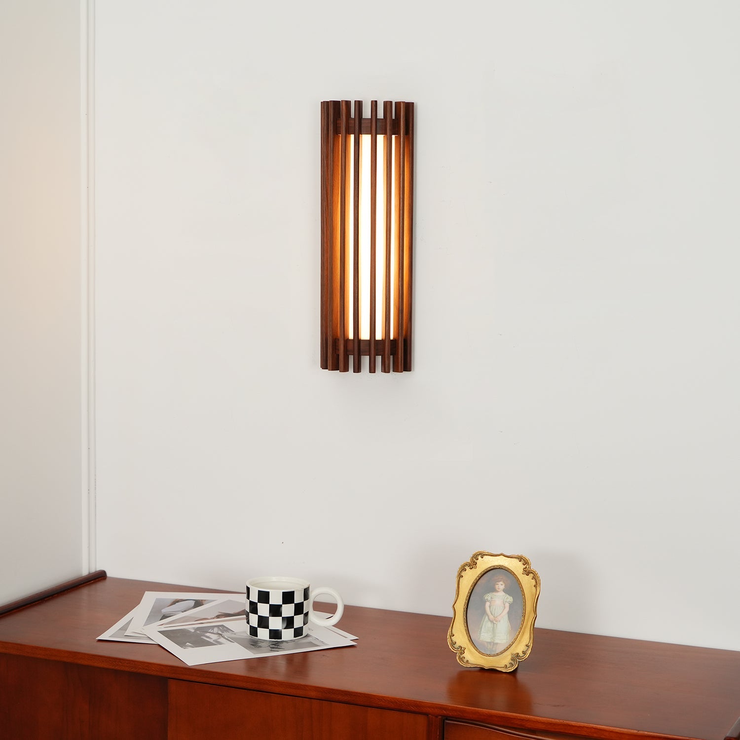 Muto Walnut Indoor Wall Lamp
