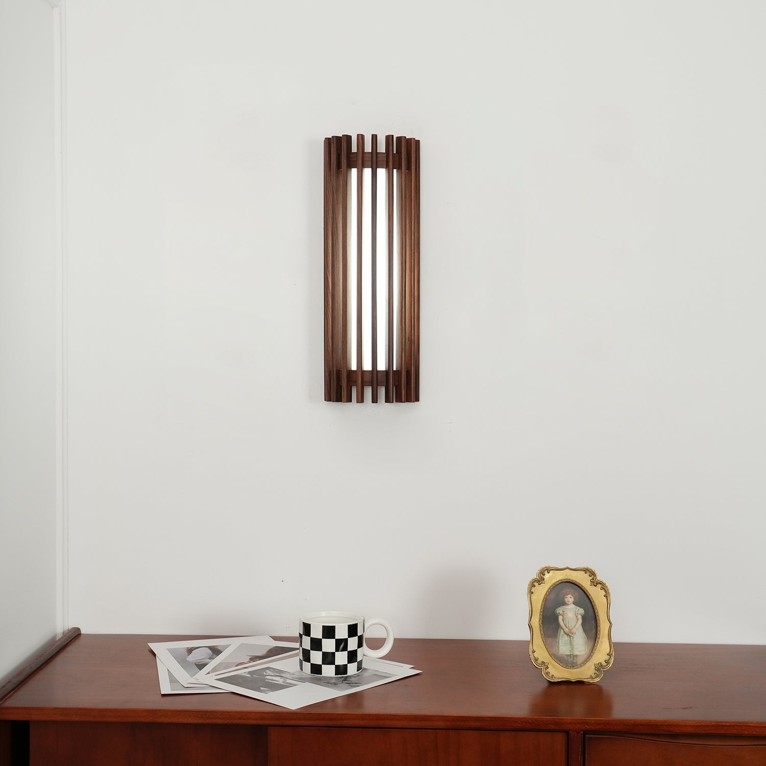 Muto Walnut Indoor Wall Lamp