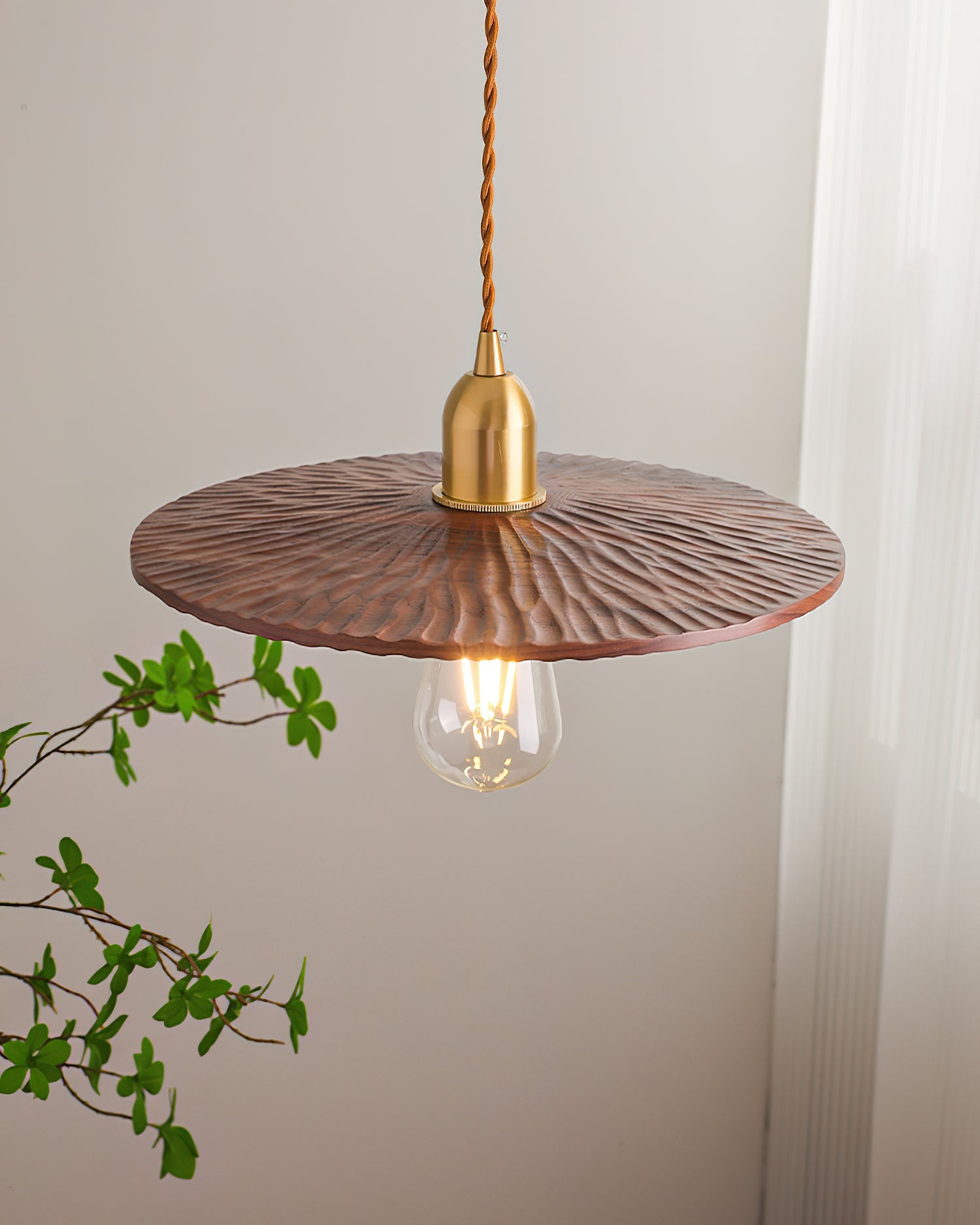 Rei Wood Pendant Lamp - Letslighting