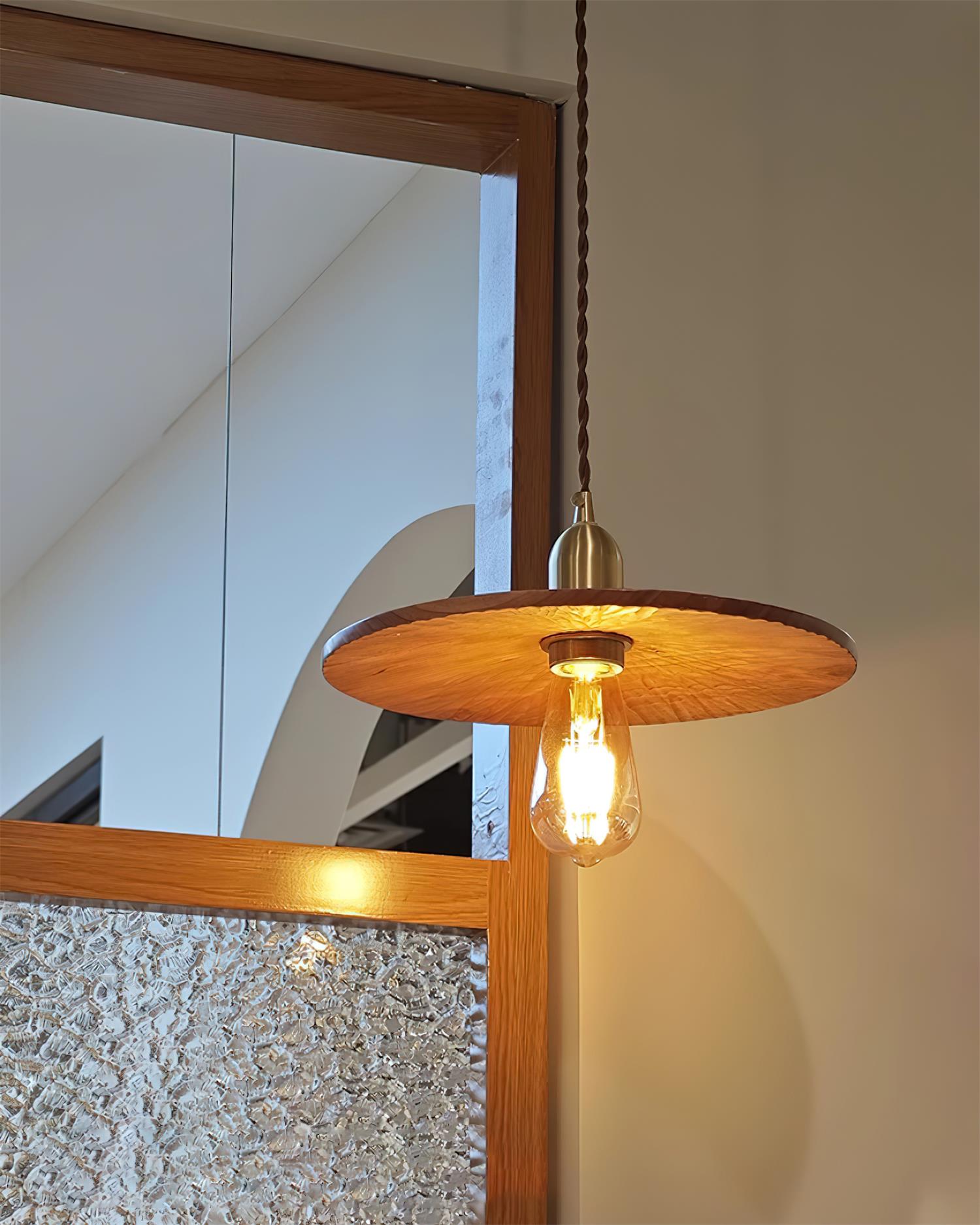 Rei Wood Pendant Lamp - Letslighting