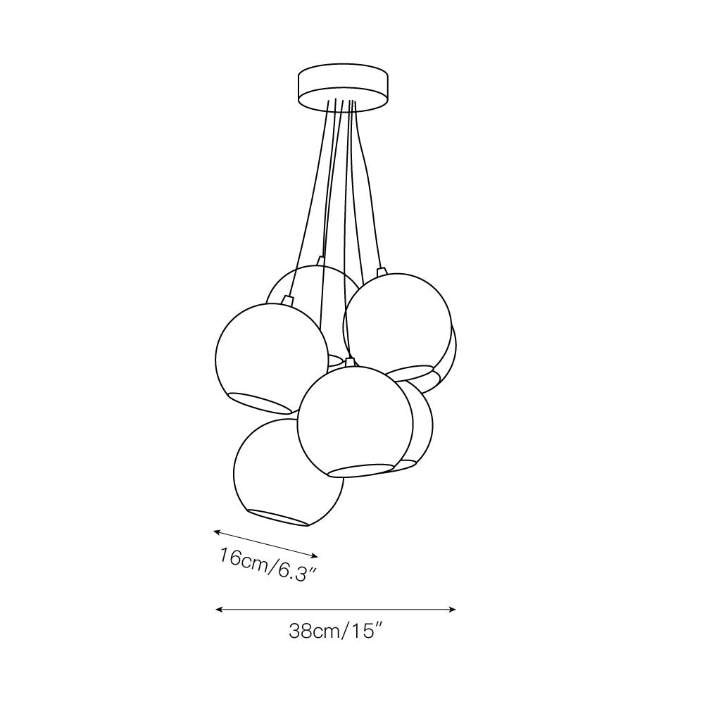 Ucaryra Modern Minimalist Glass Pendant Lamp - Letslighting