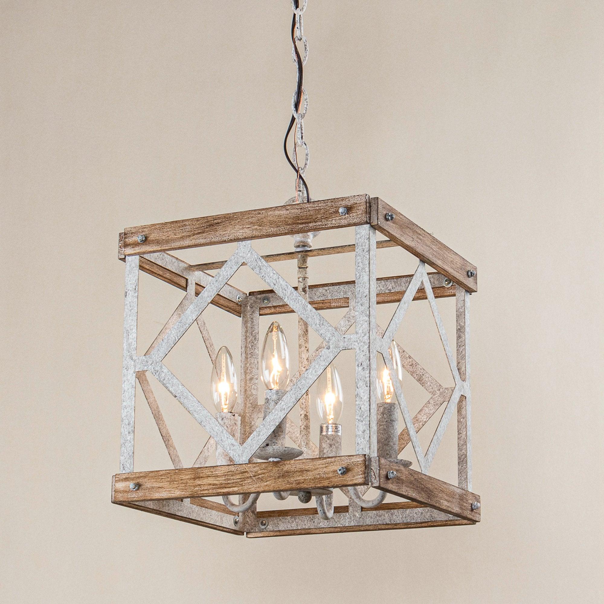 Zelaeora Individual Creativity 4 - Light Wooden Pendant Lamp - Letslighting