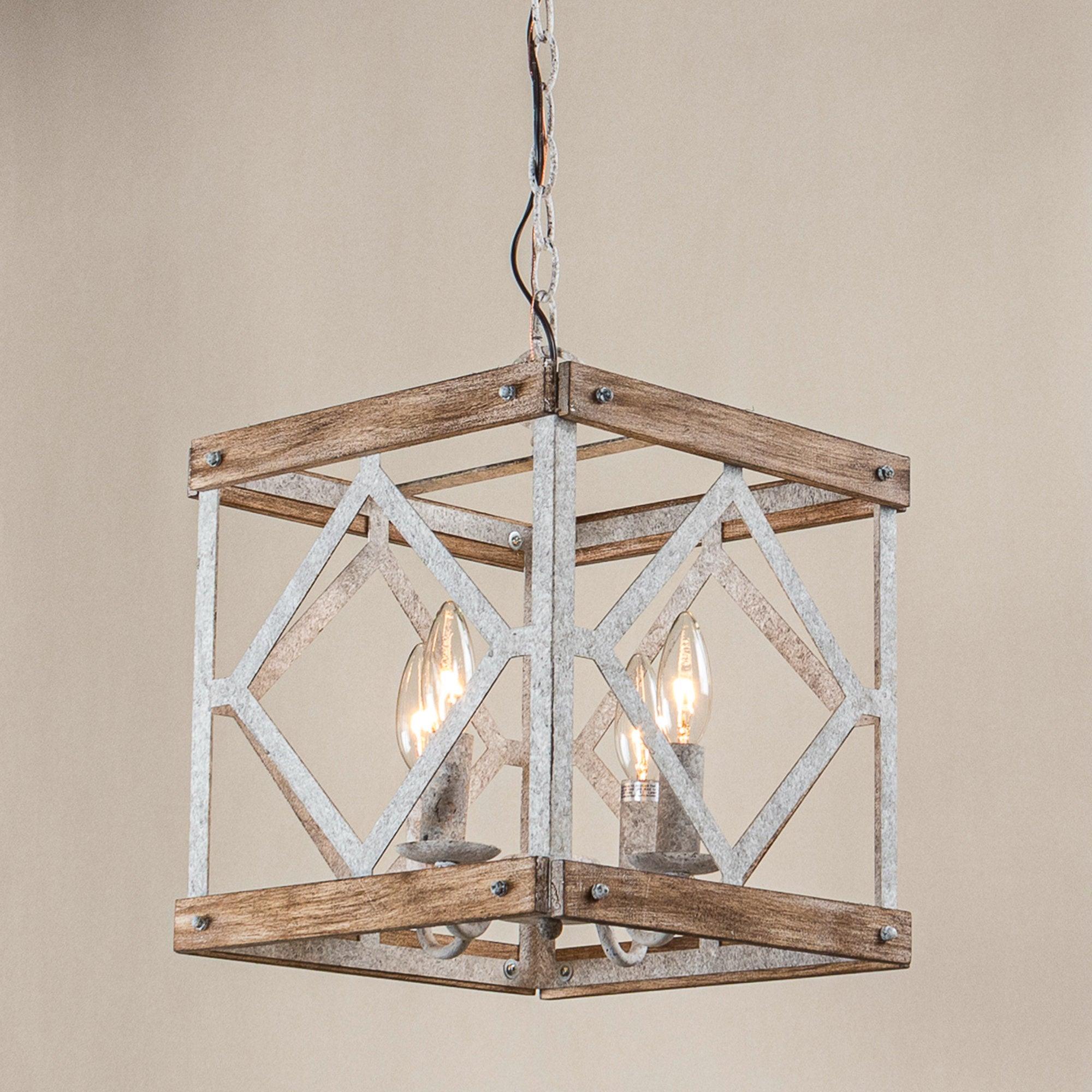 Zelaeora Individual Creativity 4 - Light Wooden Pendant Lamp - Letslighting