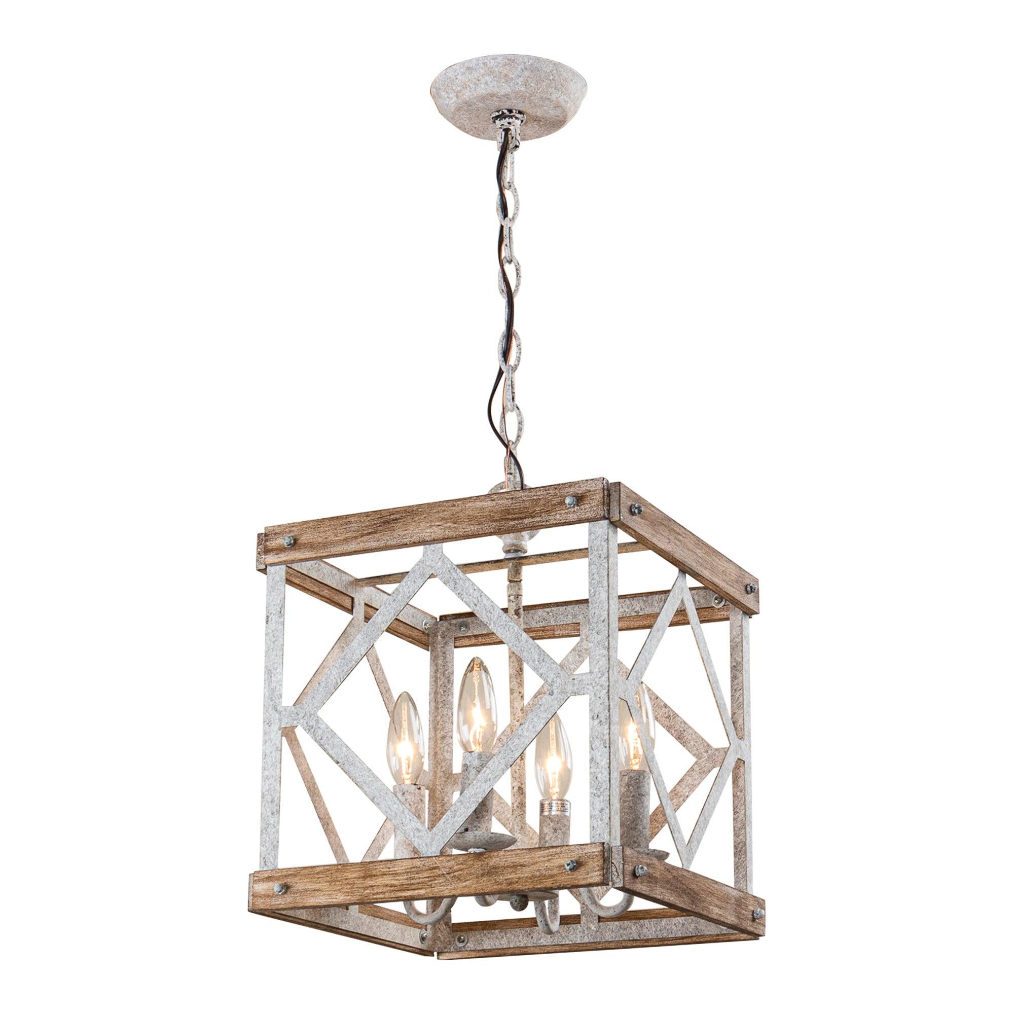 Zelaeora Individual Creativity 4 - Light Wooden Pendant Lamp - Letslighting