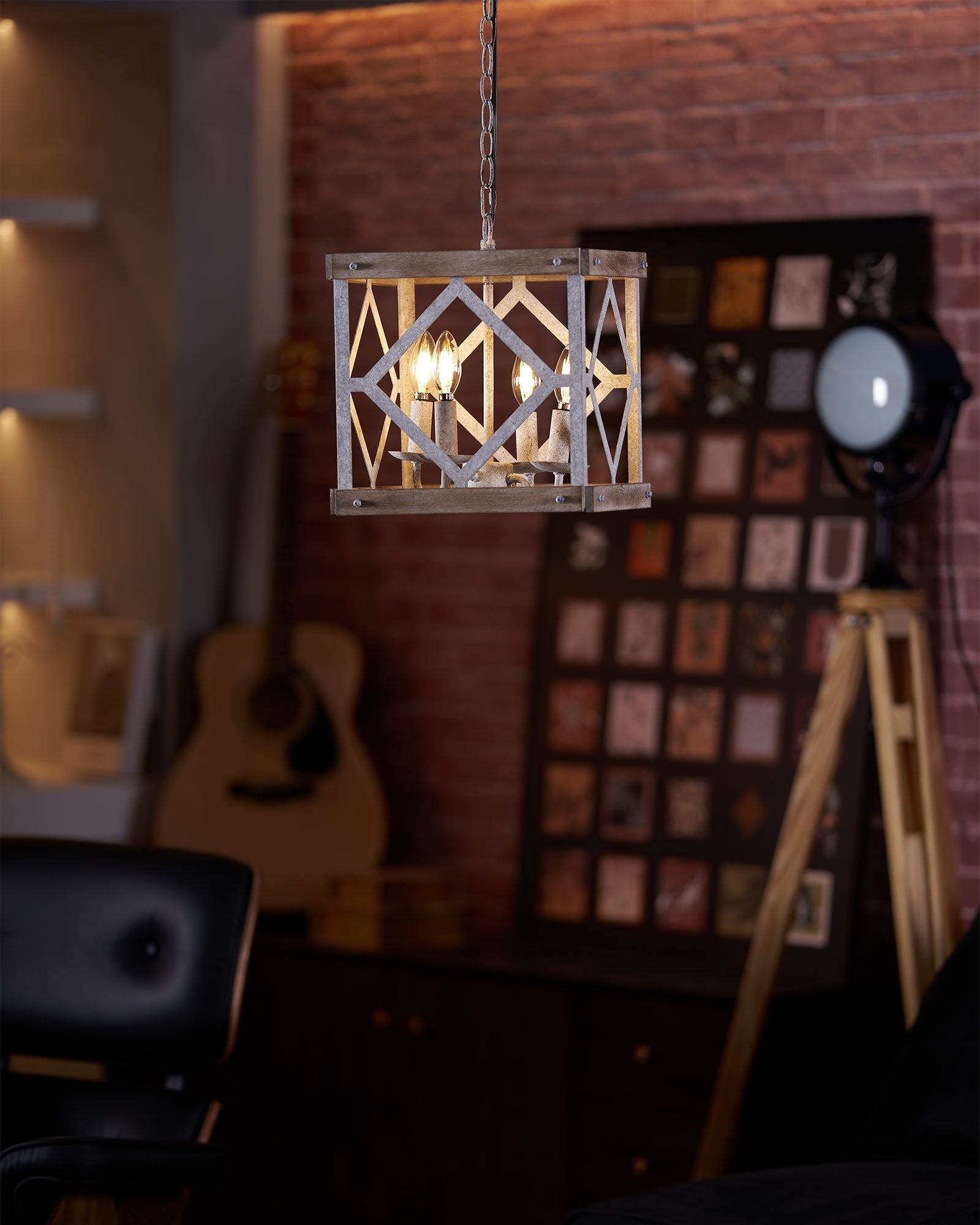 Zelaeora Individual Creativity 4 - Light Wooden Pendant Lamp - Letslighting