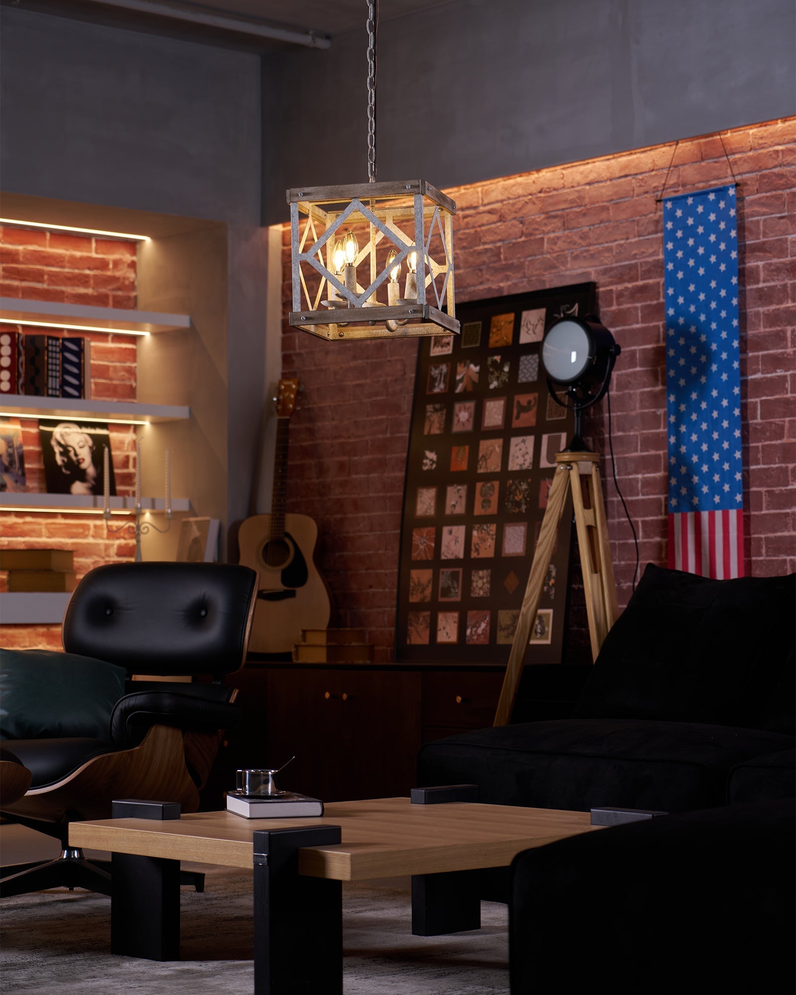 Zelaeora Individual Creativity 4 - Light Wooden Pendant Lamp - Letslighting