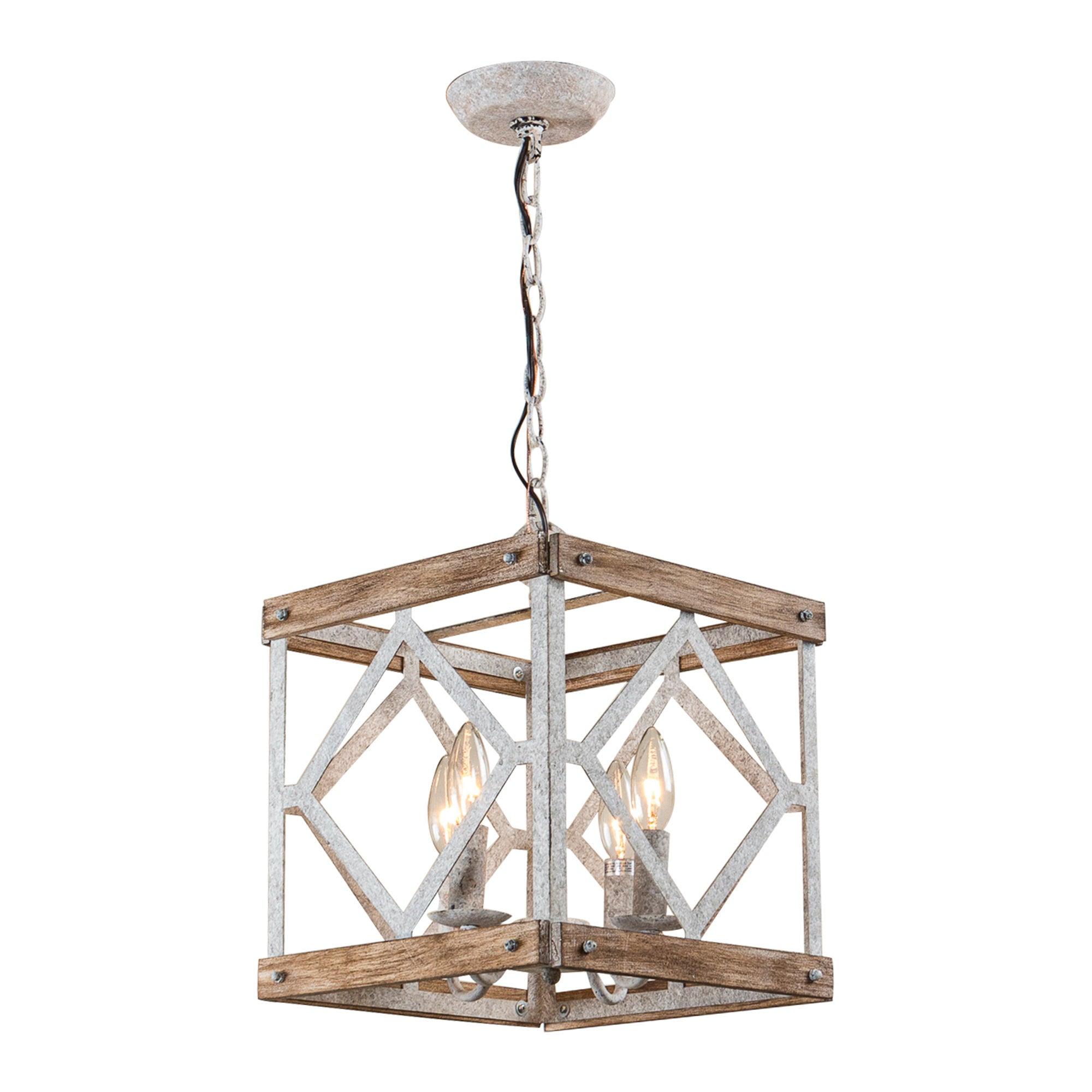 Zelaeora Individual Creativity 4 - Light Wooden Pendant Lamp - Letslighting