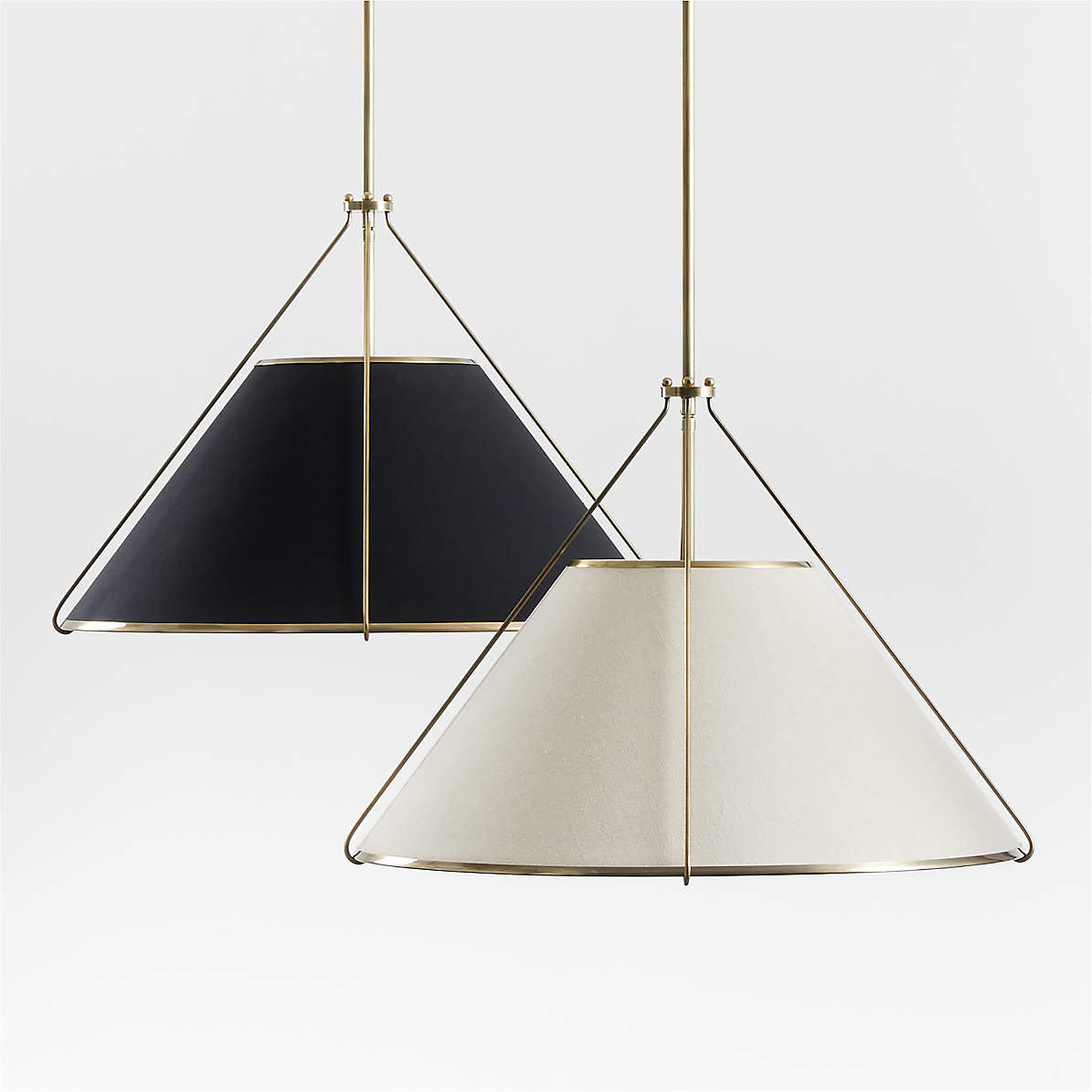 Voloraris Vintage Industrial Conical Fabric Pendant Lamp - Letslighting