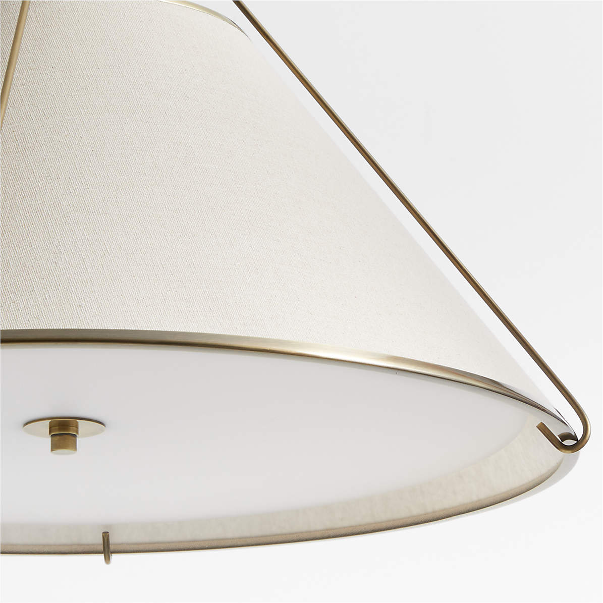 Voloraris Vintage Industrial Conical Fabric Pendant Lamp - Letslighting