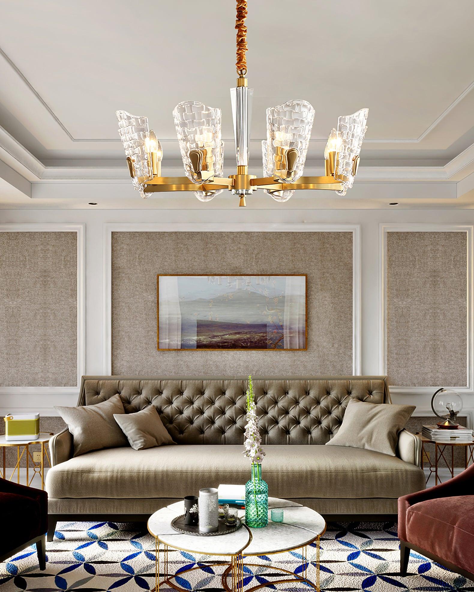 Radiant Luxury Brass Chandelier - Letslighting
