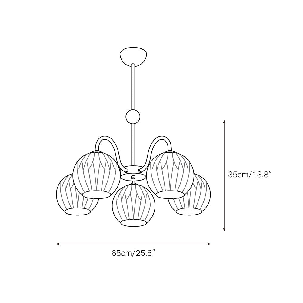 Unoryra Individual Creativity Glass Chandelier - Letslighting