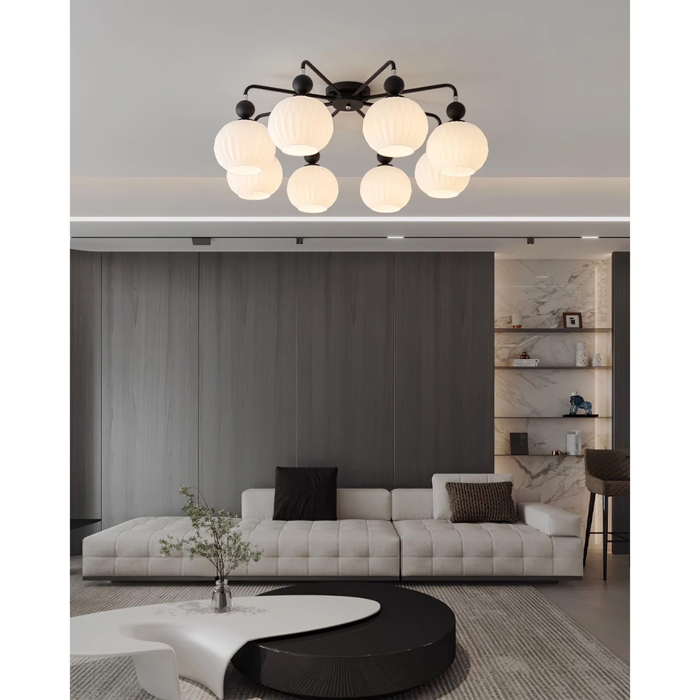 Elveneth Individual Creativity Glass Ceiling Lamp - Letslighting