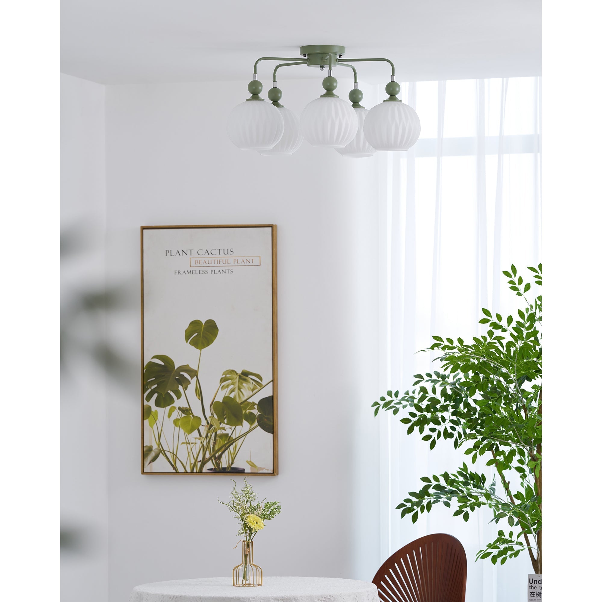 Elveneth Individual Creativity Glass Ceiling Lamp - Letslighting