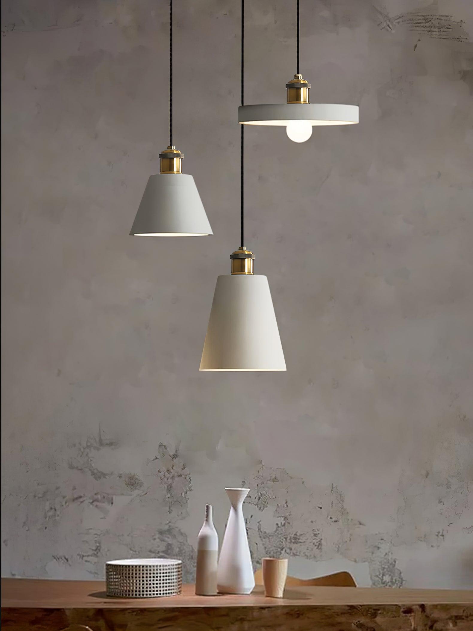 Trio Industrial Resin Pendant Lamp - Letslighting
