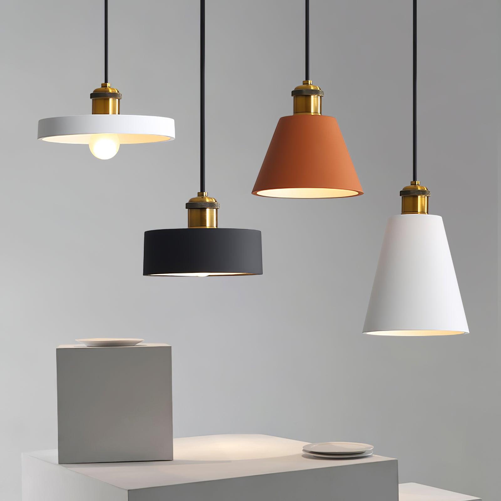 Trio Industrial Resin Pendant Lamp - Letslighting