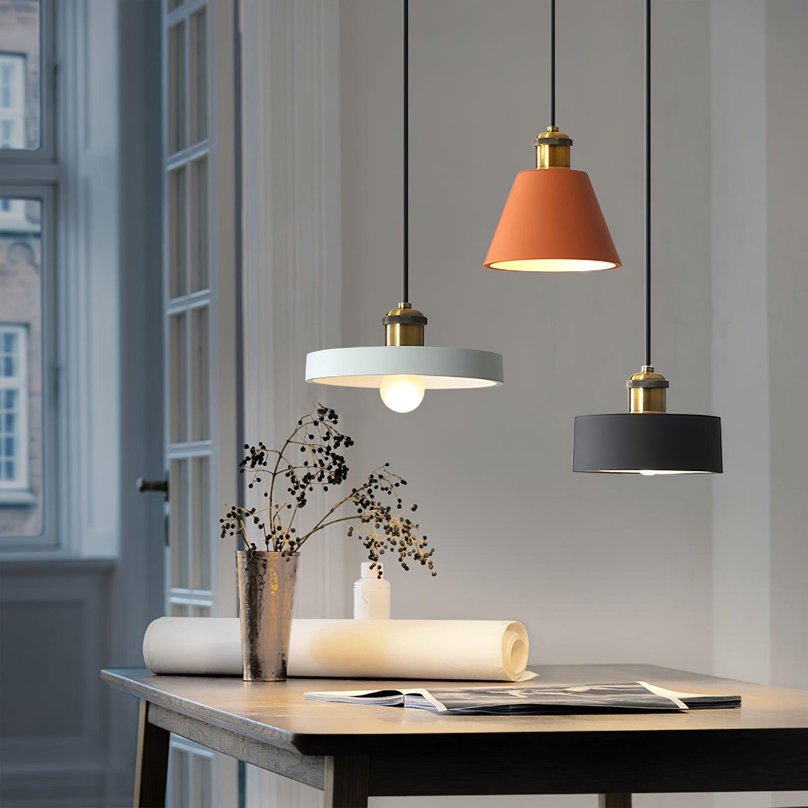 Trio Industrial Resin Pendant Lamp - Letslighting