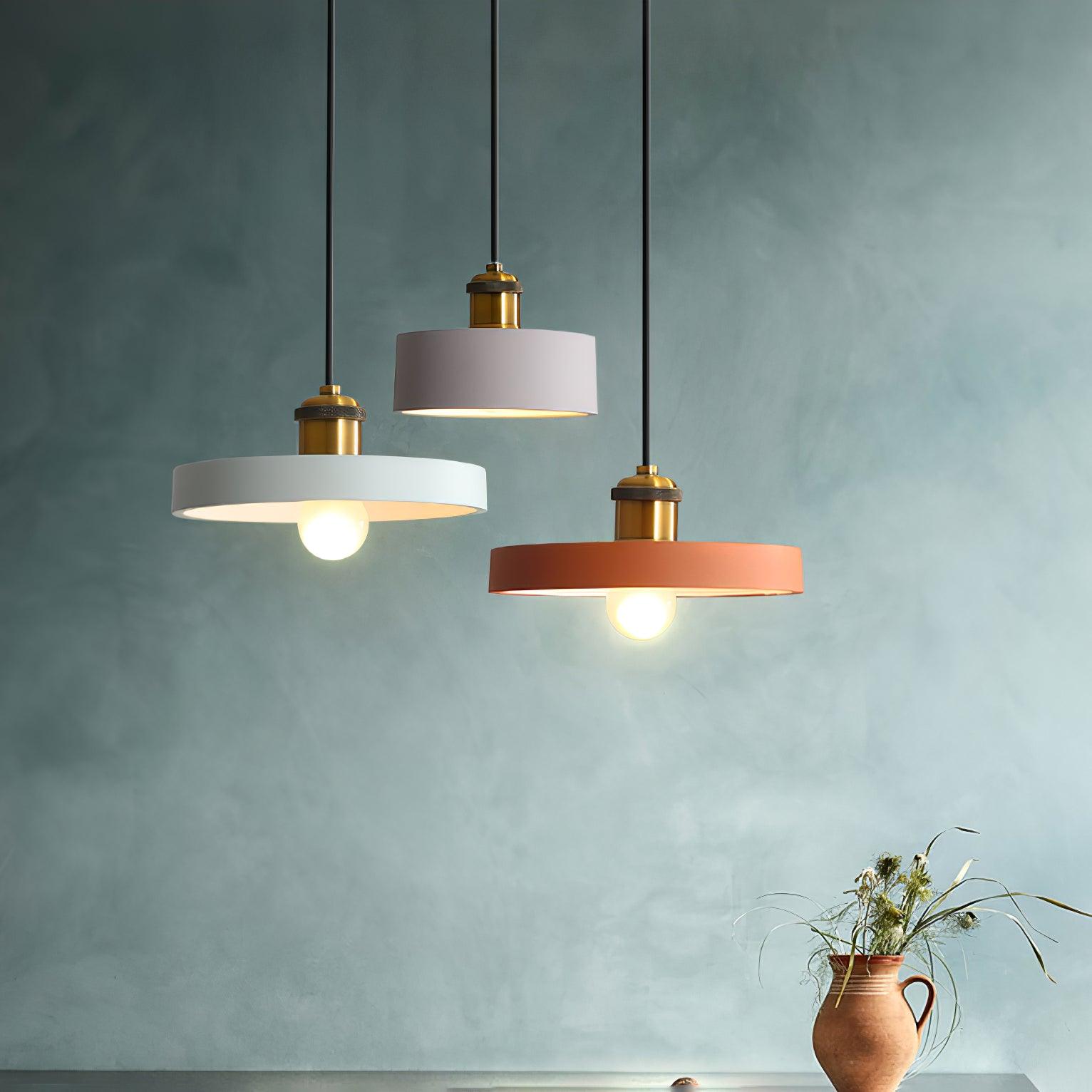 Trio Industrial Resin Pendant Lamp - Letslighting
