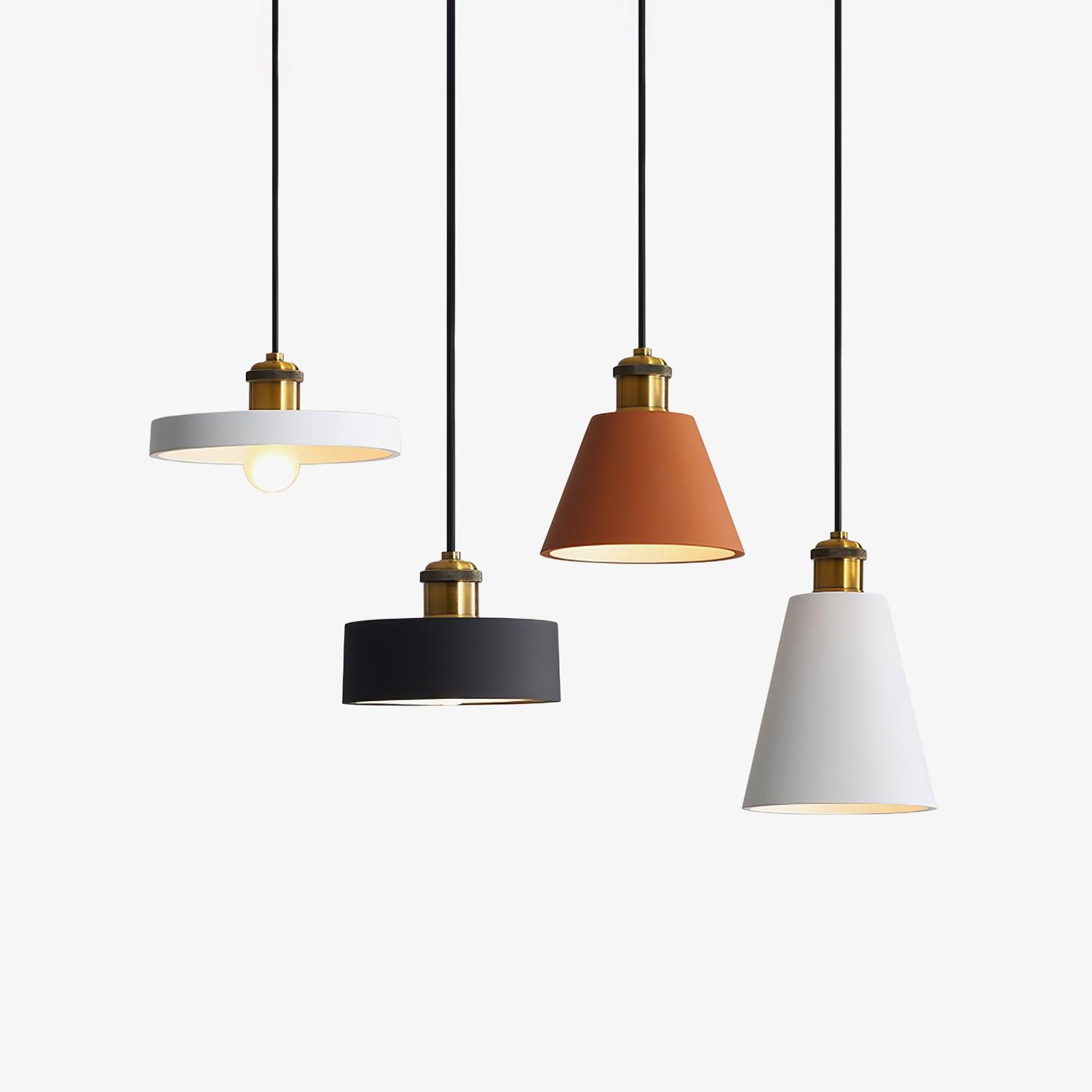 Trio Industrial Resin Pendant Lamp - Letslighting
