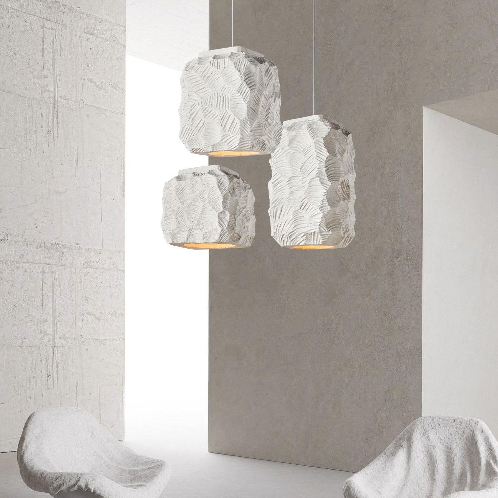 Olsilel Individual Creativity Geometry Resin Pendant Lamp - Letslighting