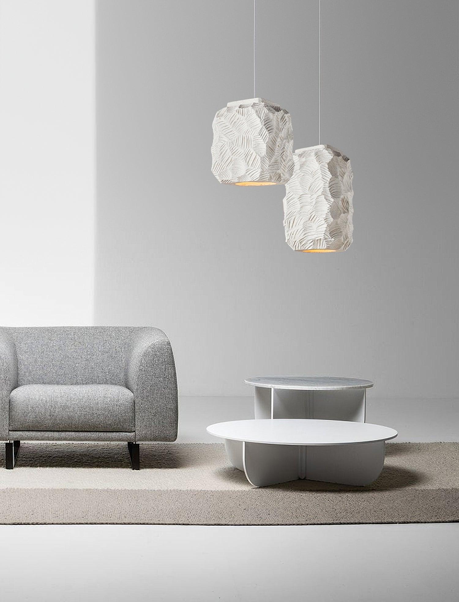 Olsilel Individual Creativity Geometry Resin Pendant Lamp - Letslighting