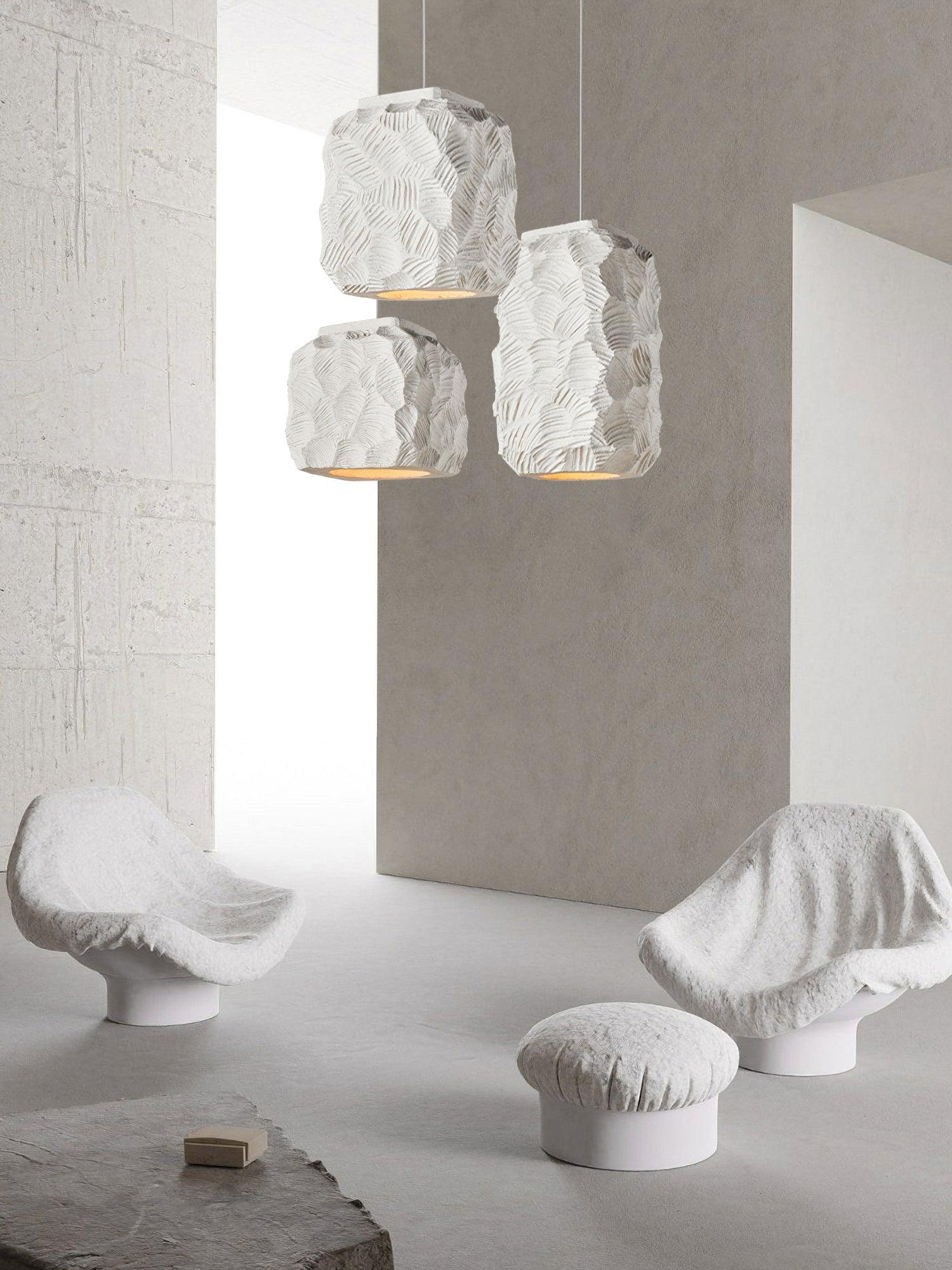 Olsilel Individual Creativity Geometry Resin Pendant Lamp - Letslighting