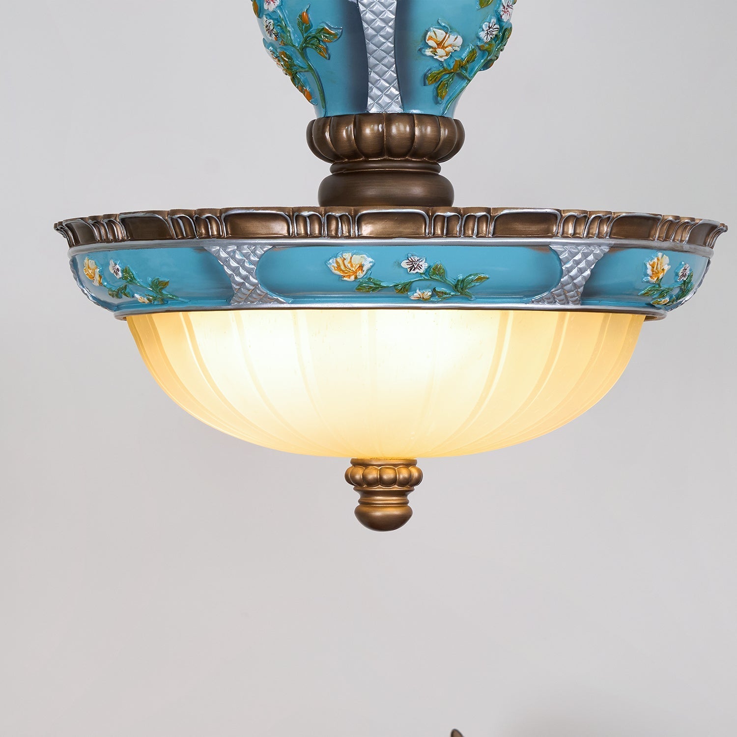 Floralis Retro Resin Pendant Light - Letslighting