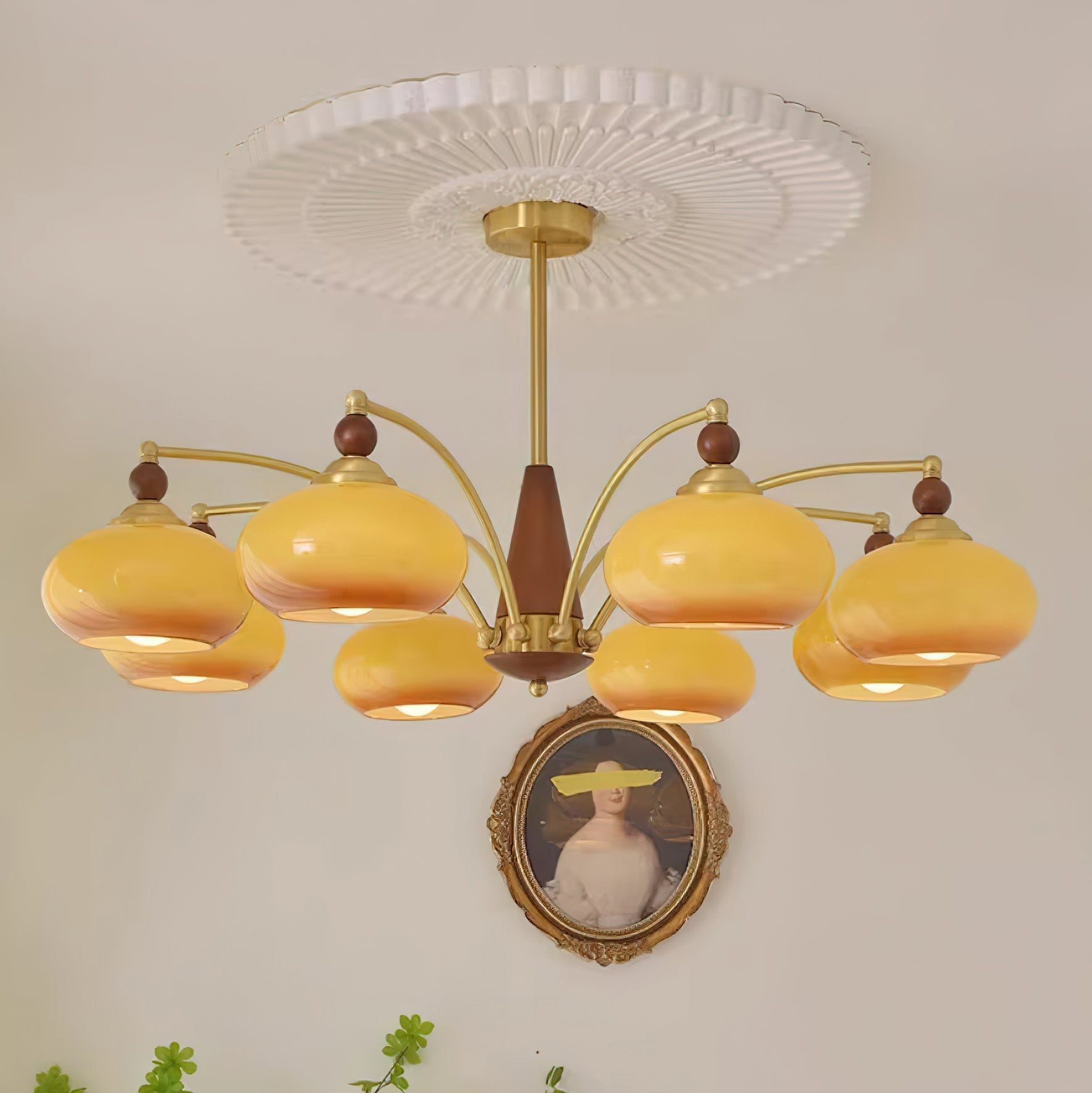 Valentina Retro Chandelier Cluster