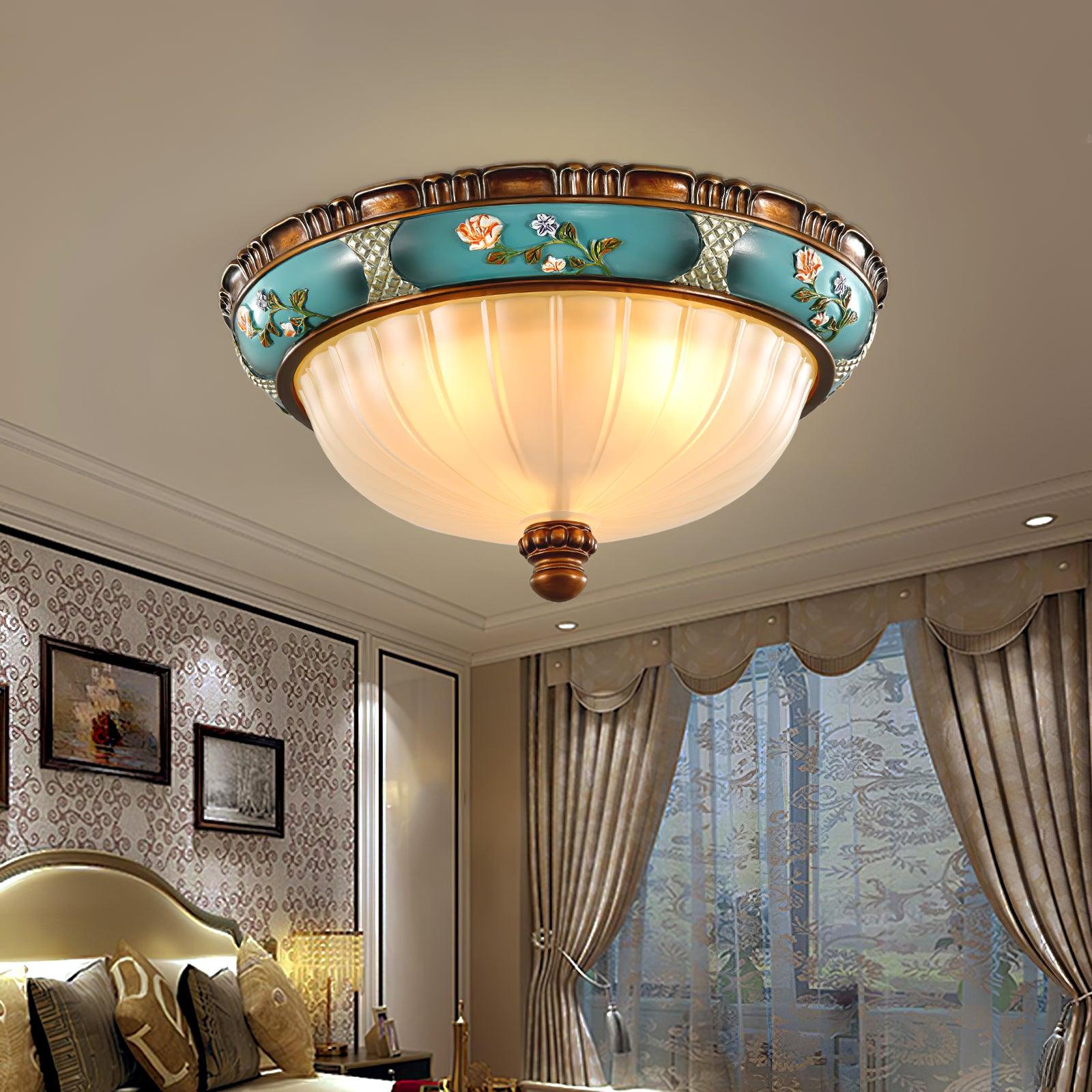 Solara Ceiling Lamp Floral Recessed Vintage - Letslighting