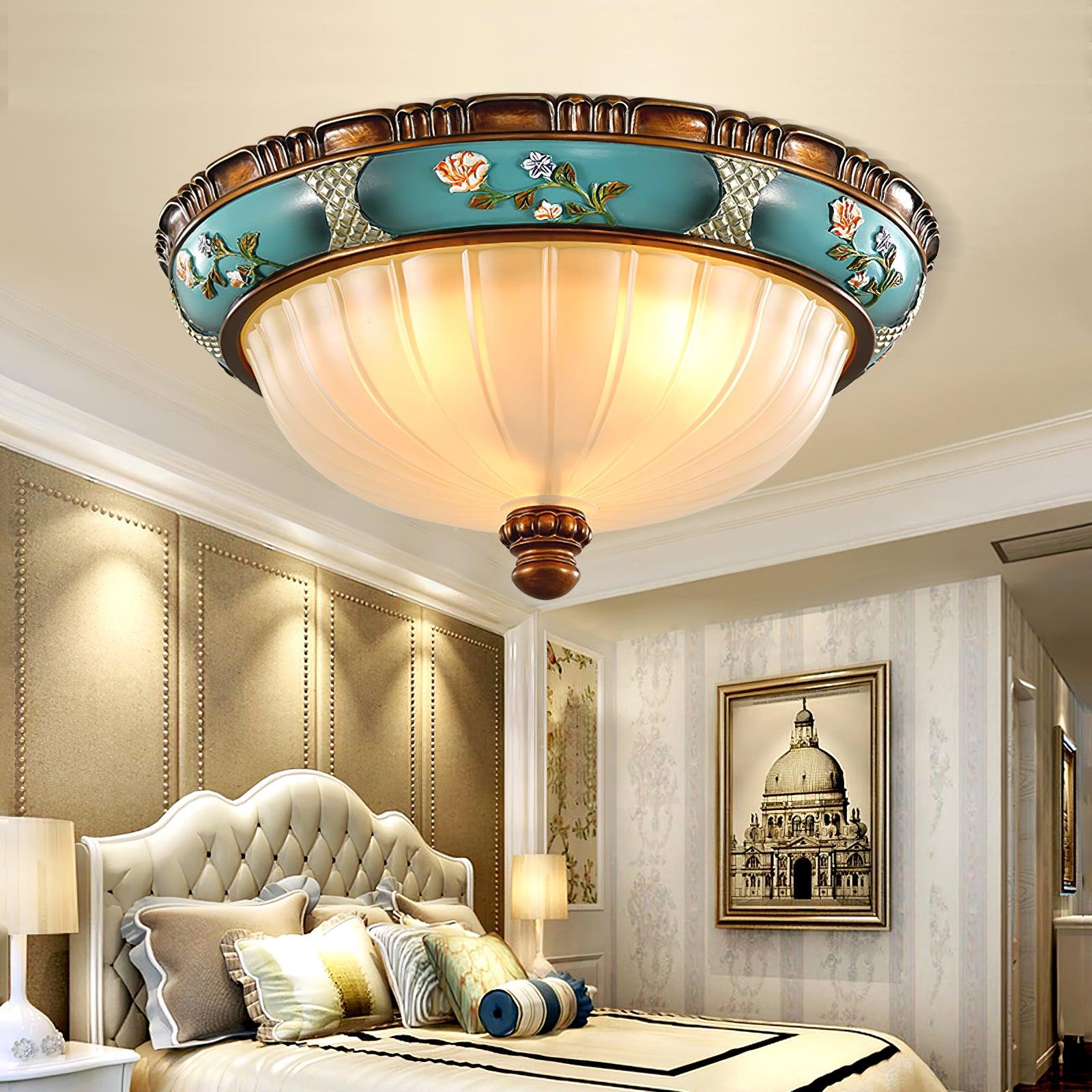 Solara Ceiling Lamp Floral Recessed Vintage - Letslighting
